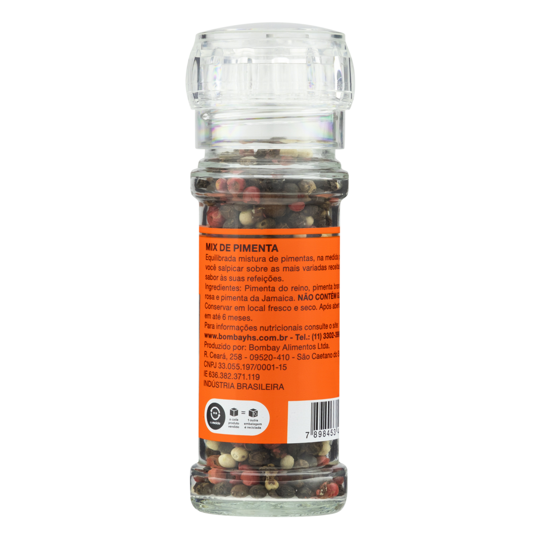 Moedor Mix de Pimenta Bombay 50g