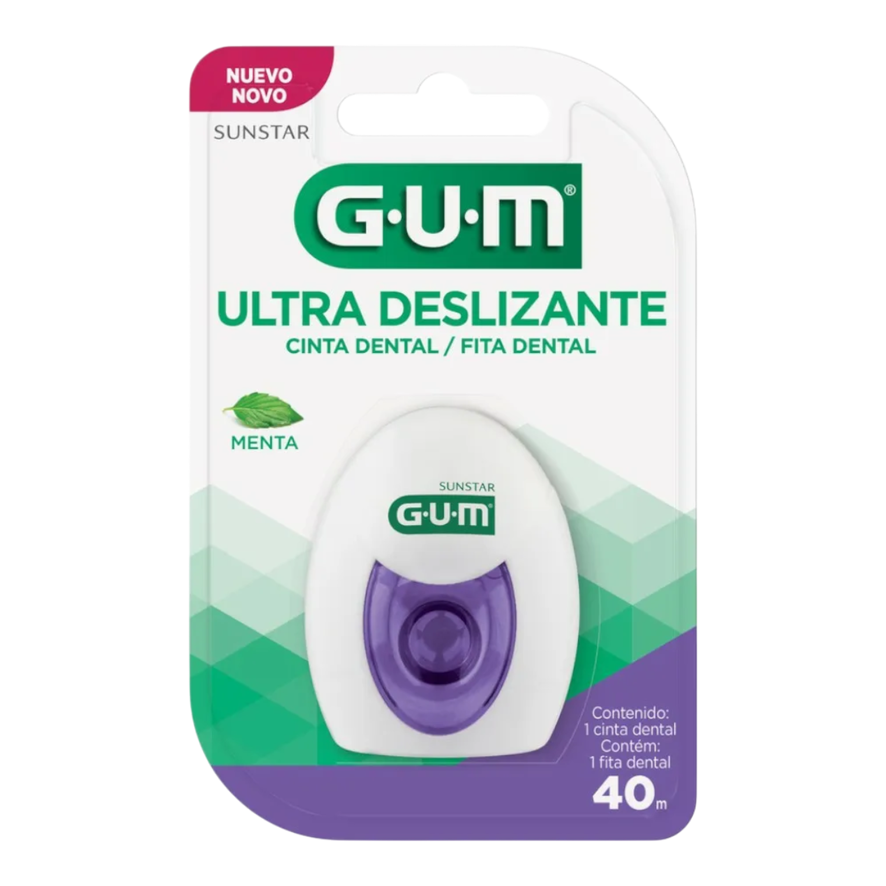 Fita Dental Ultra Deslizante Menta Gum 40m