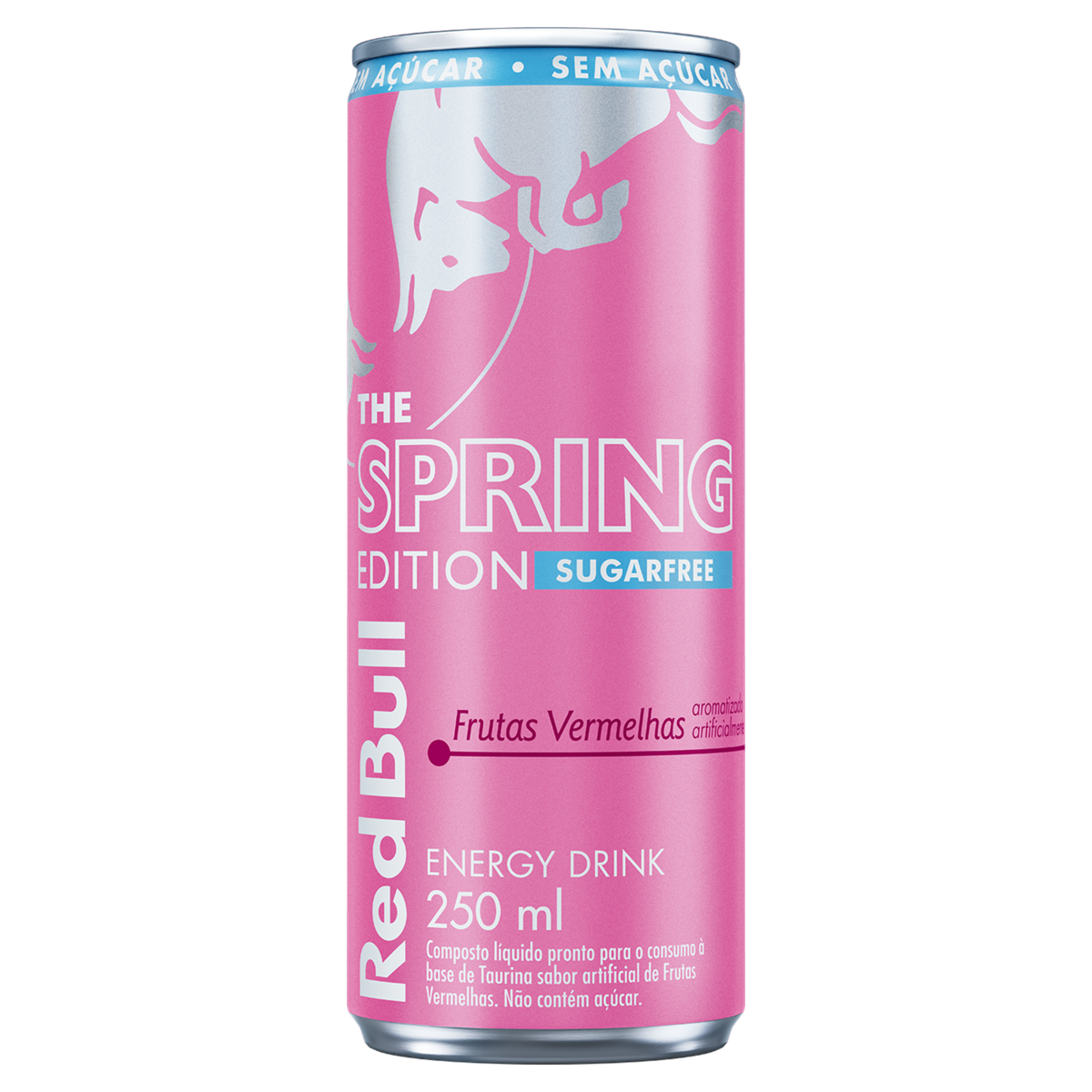 Energ&eacute;tico Frutas Vermelhas Zero A&ccedil;&uacute;car Red Bull Lata 250ml - The Spring Edition