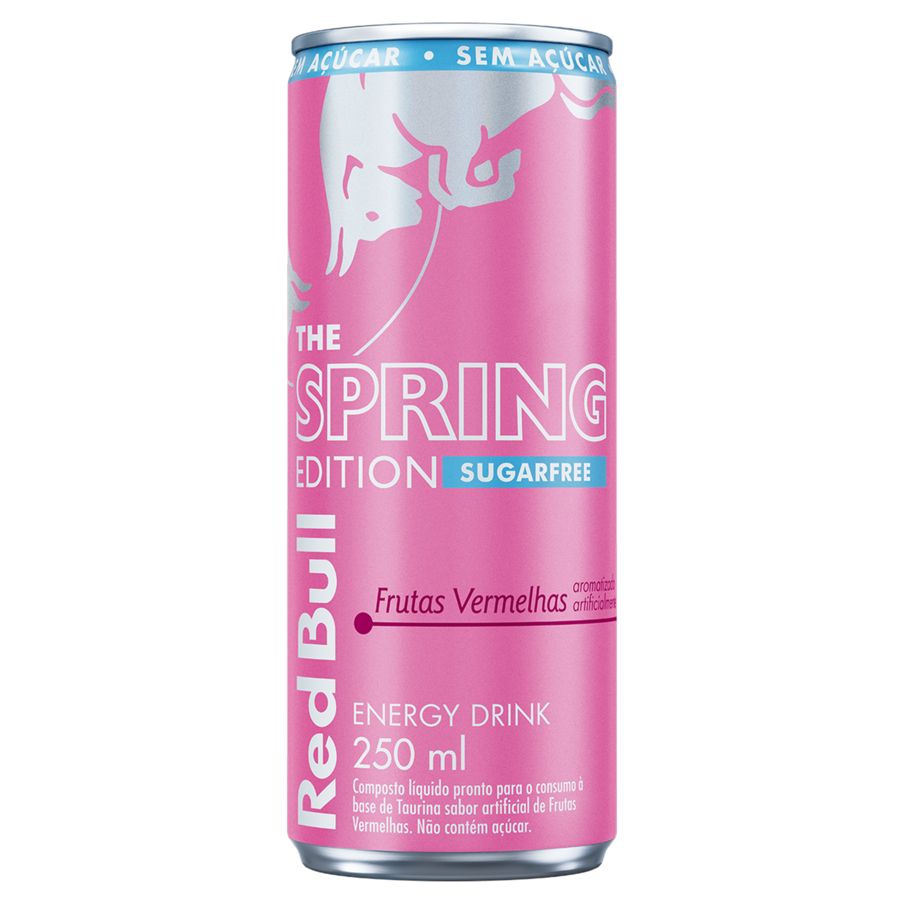 Energético Frutas Vermelhas Zero Açúcar Red Bull Lata 250ml - The Spring Edition