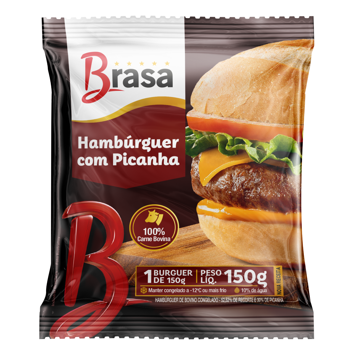 Hamb&uacute;rguer Gourmet de Picanha Brasa 150g