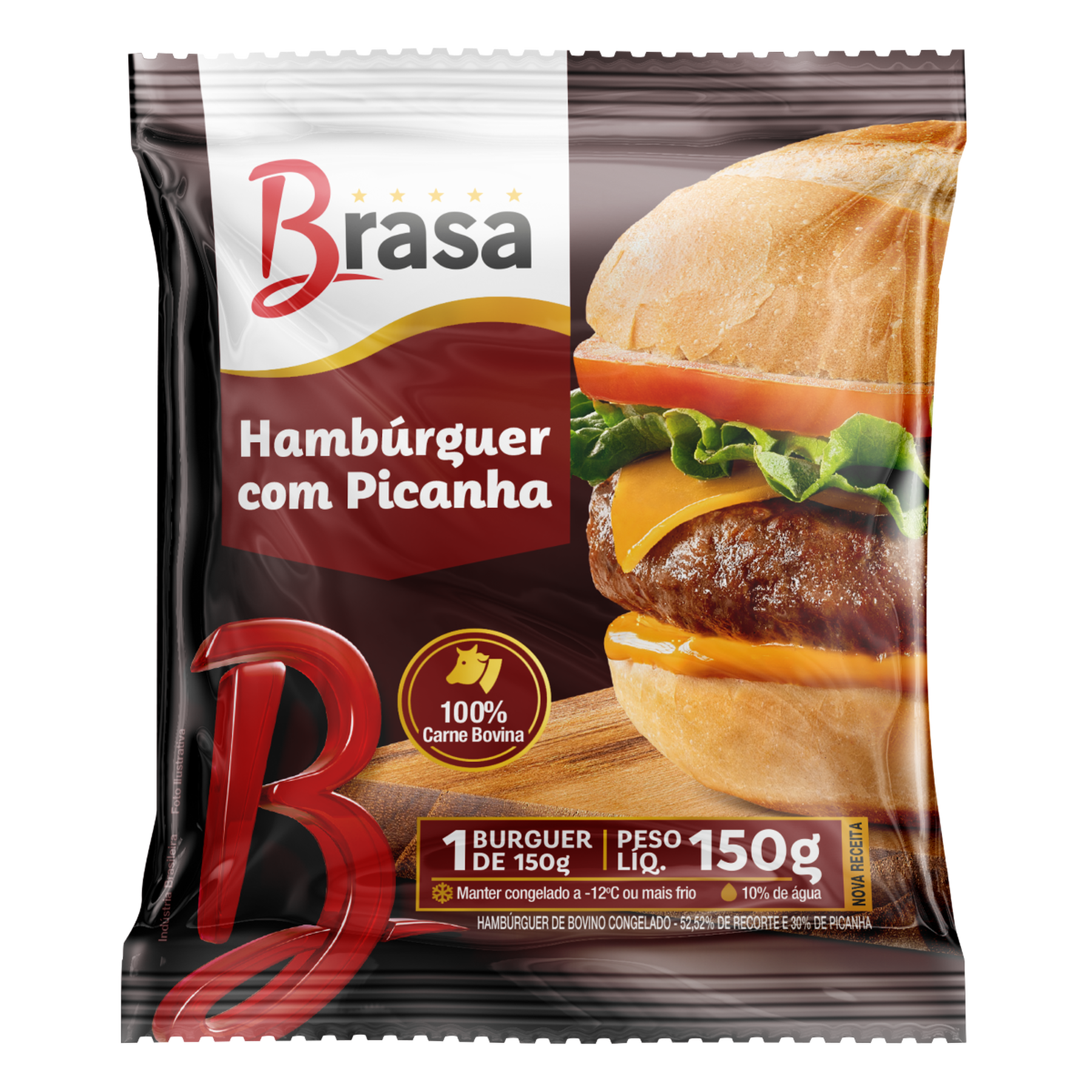 Hamb&uacute;rguer Gourmet de Picanha Brasa 150g