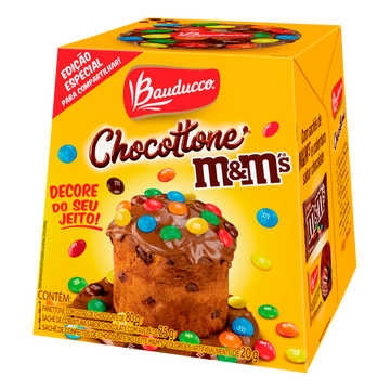 Mini Chocottone Bauducco MM'S com Gotas de Chocolate 80g