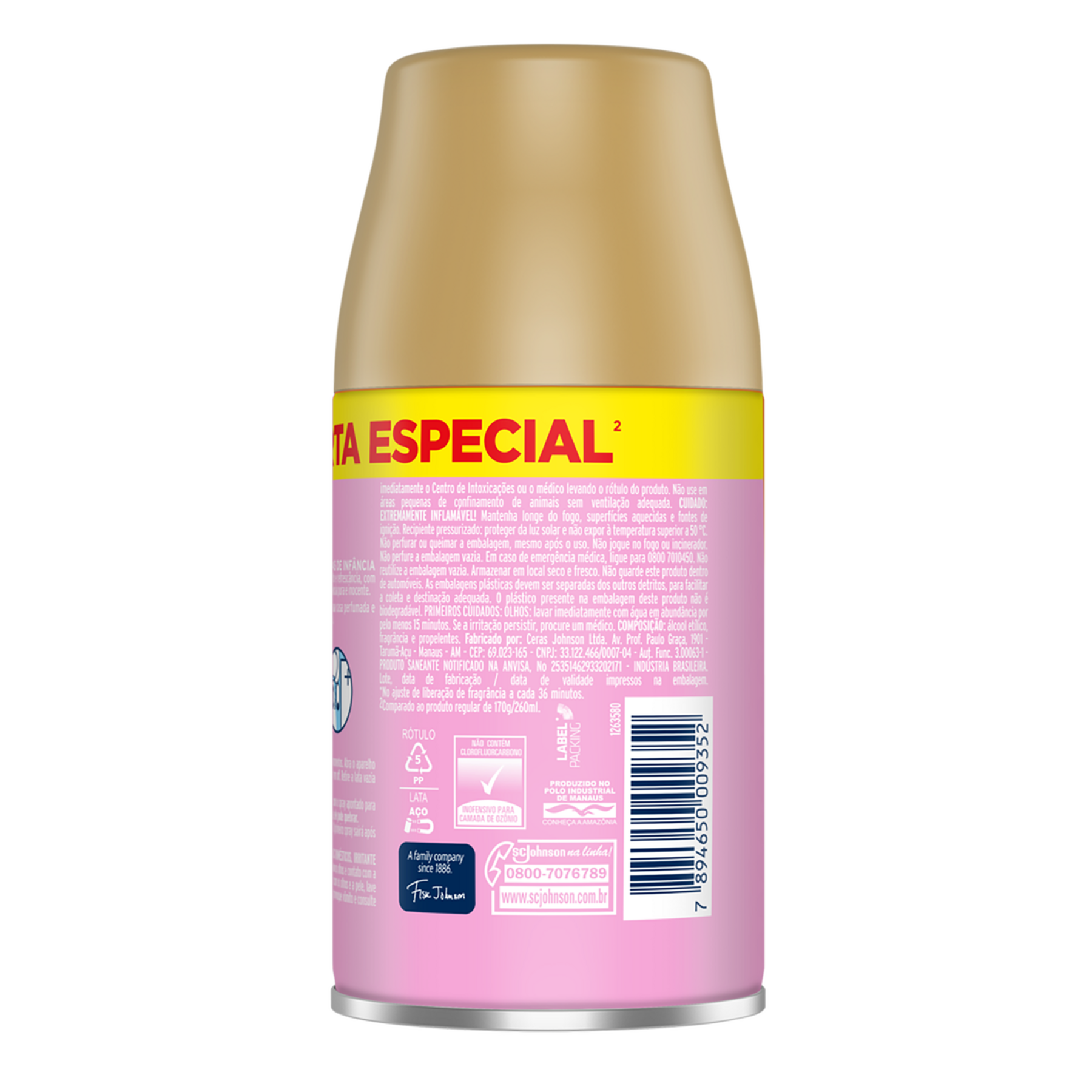 Odorizador de Ambiente Lembran&ccedil;as de Inf&acirc;ncia Glade Automatic Refil Frasco 260ml - Embalagem Oferta Especial