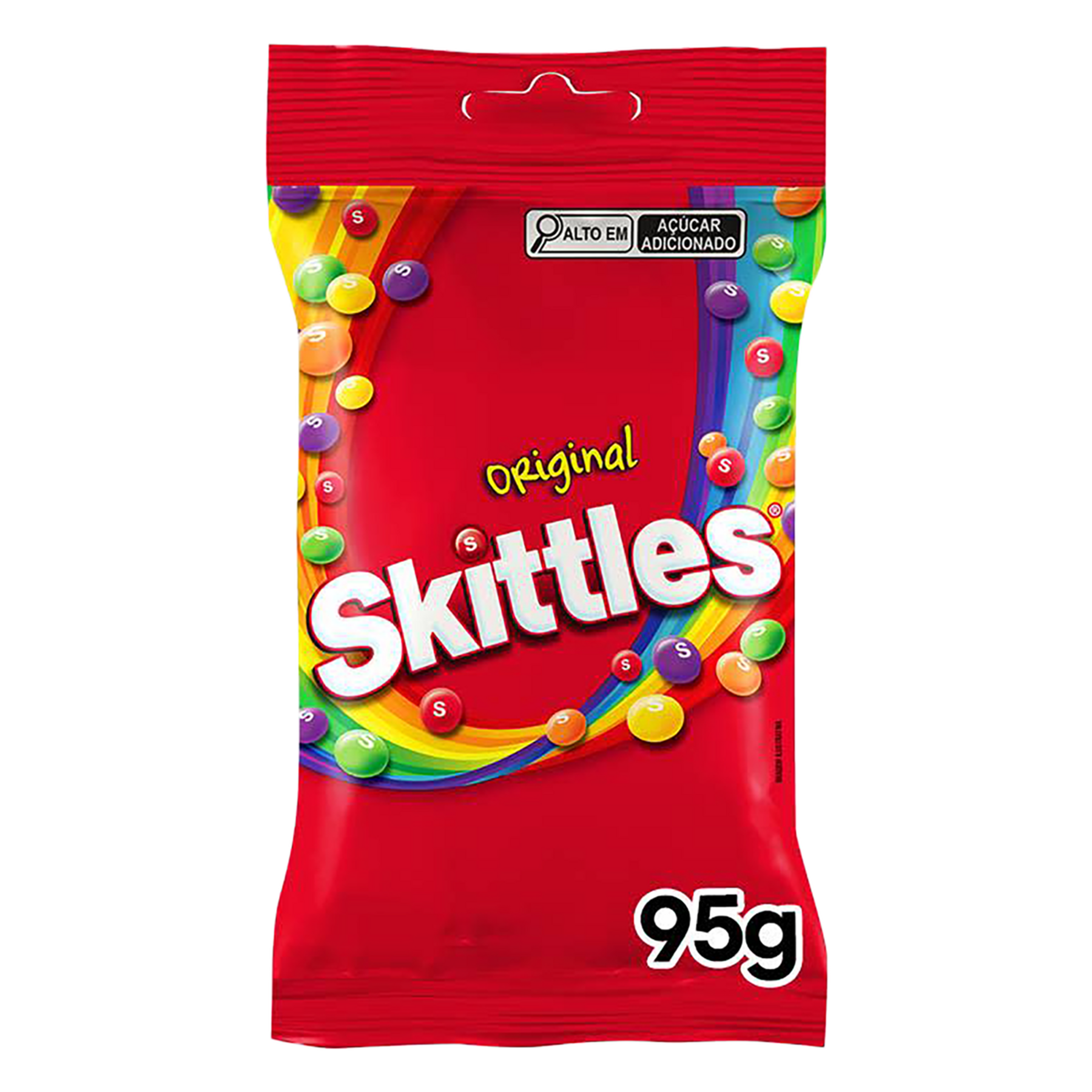 Bala Original Skittles Pacote 95g