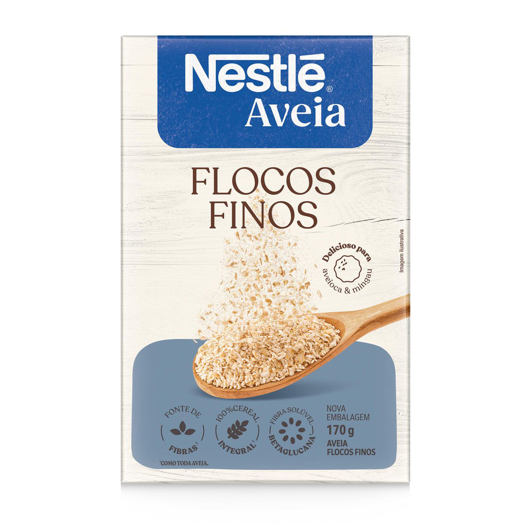 Aveia em Flocos Finos Nestlé 170g
