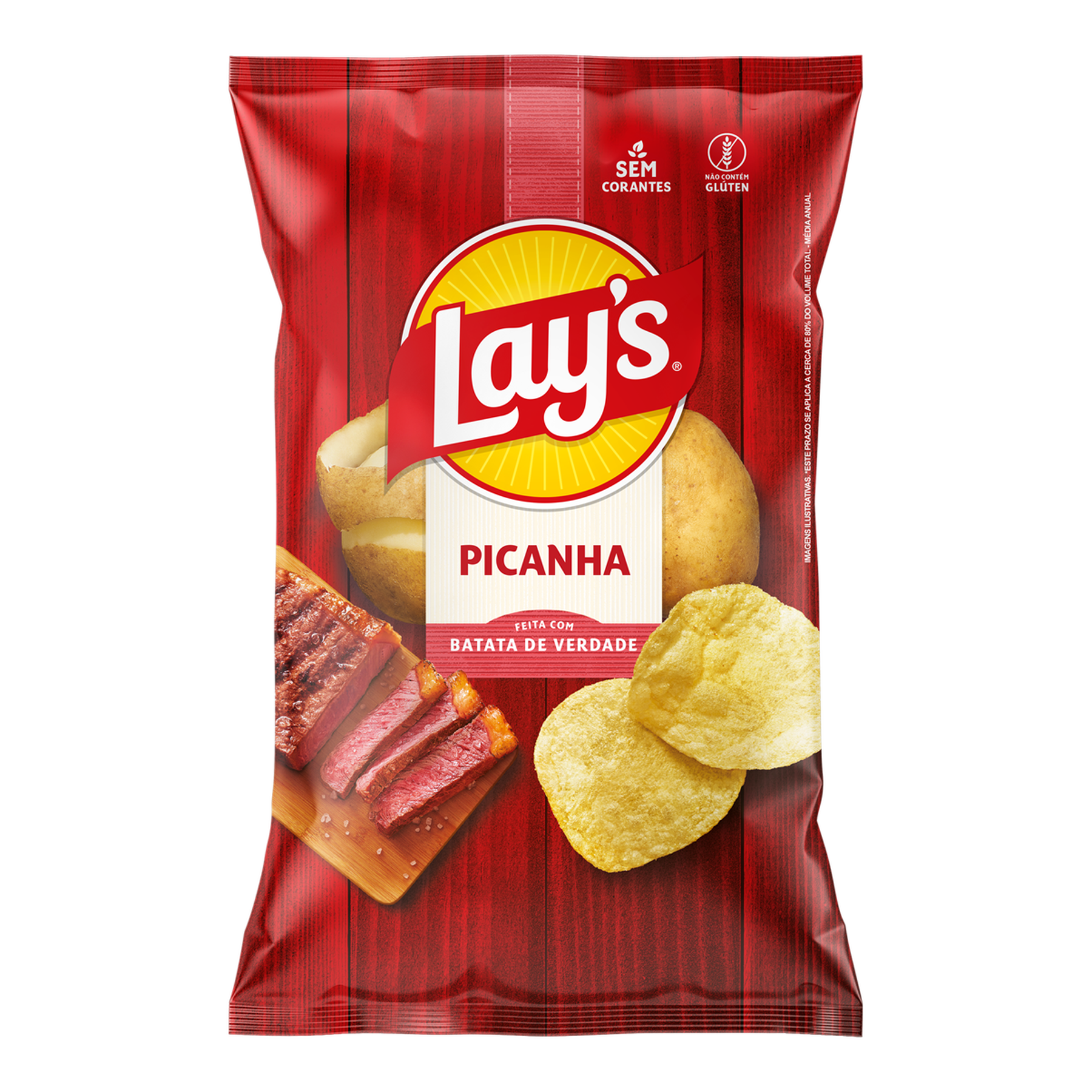 Batata Frita Lisa Picanha Lay's Pacote 62g