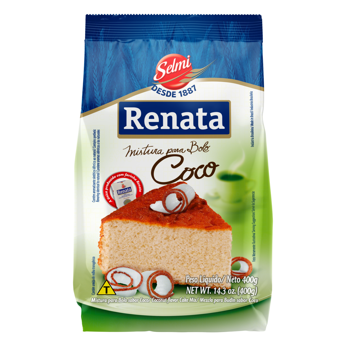 Mistura para Bolo Coco Renata 400g