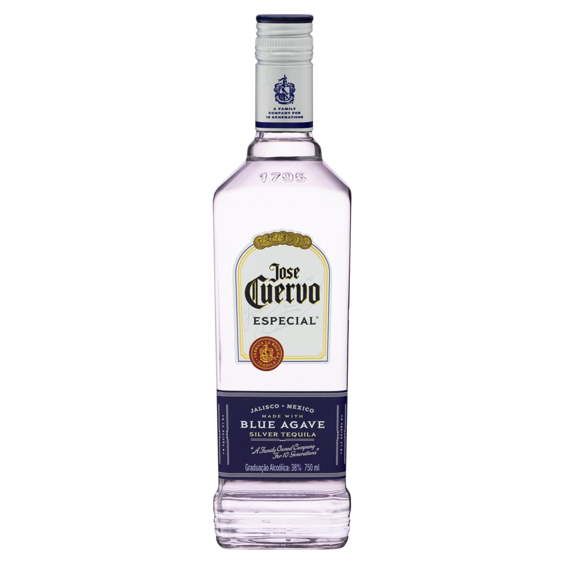 Tequila Silver Blue Agave Jose Cuervo Especial Garrafa 750ml