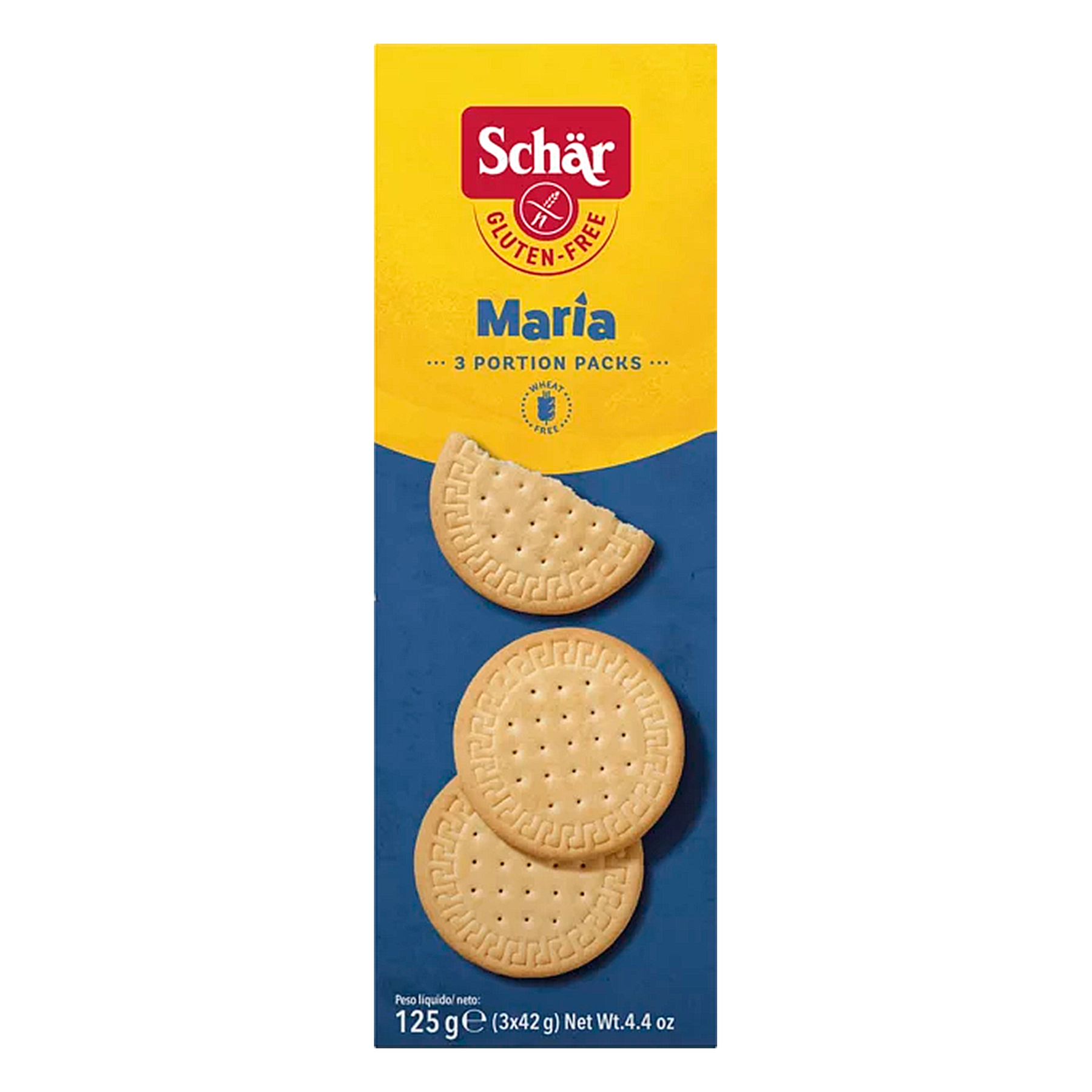 Biscoito Maria sem Gl&uacute;ten Sch&auml;r Caixa 125g