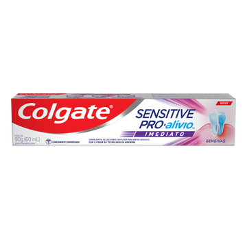 Creme Dental Sensitive Pro-Alívio Imediato Gengivas Colgate Caixa 90g