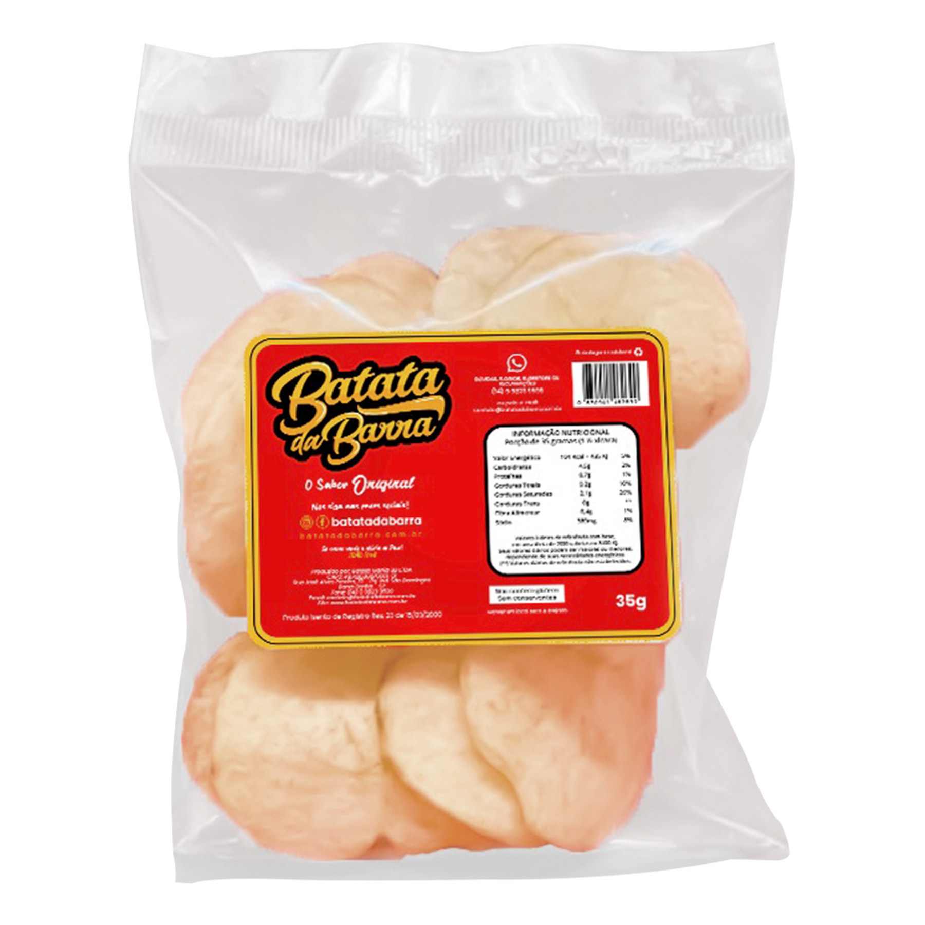 Batata Chips da Barra Pacote 35g