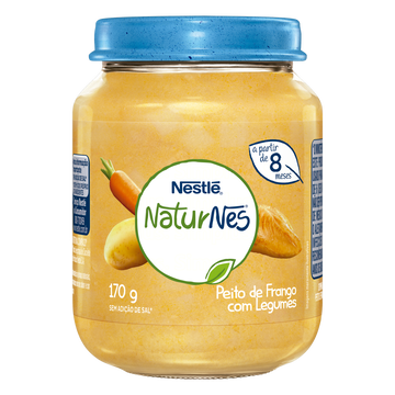 Alimento Infantil Peito de Frango com Legumes Naturnes Nestlé 170g