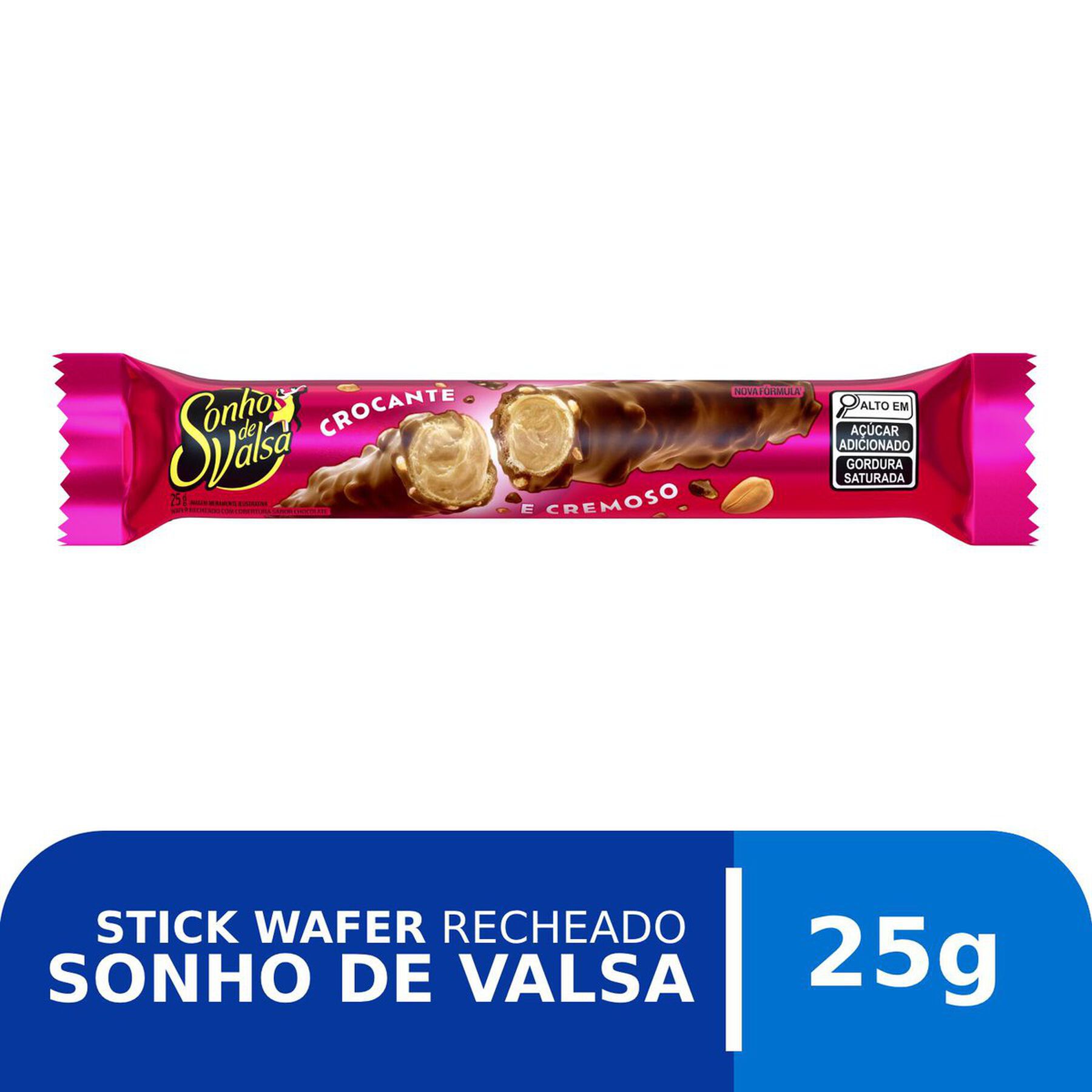 Wafer Sonho de Valsa Lacta Pacote 25g