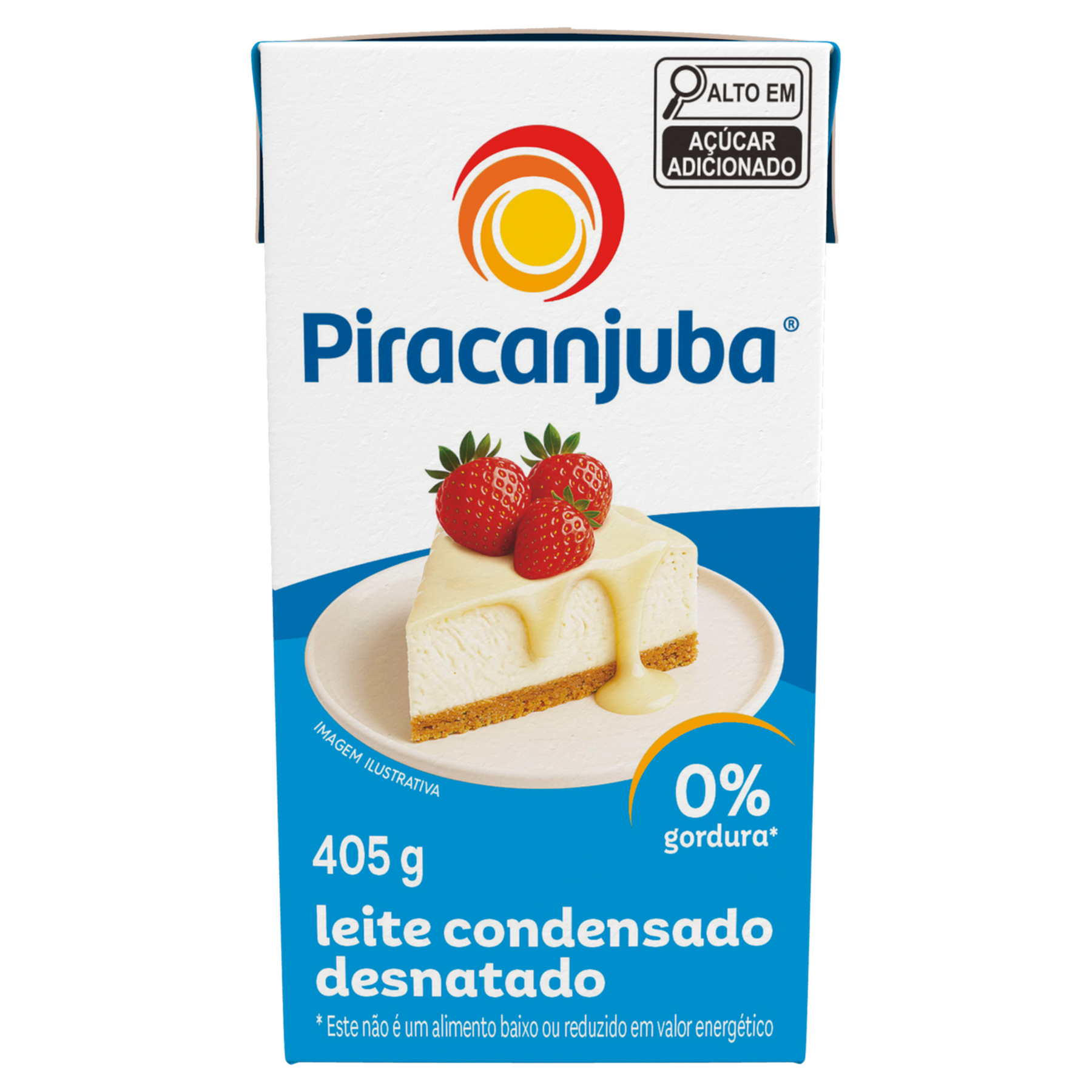 Leite Condensado Desnatado Piracanjuba Caixa 405g