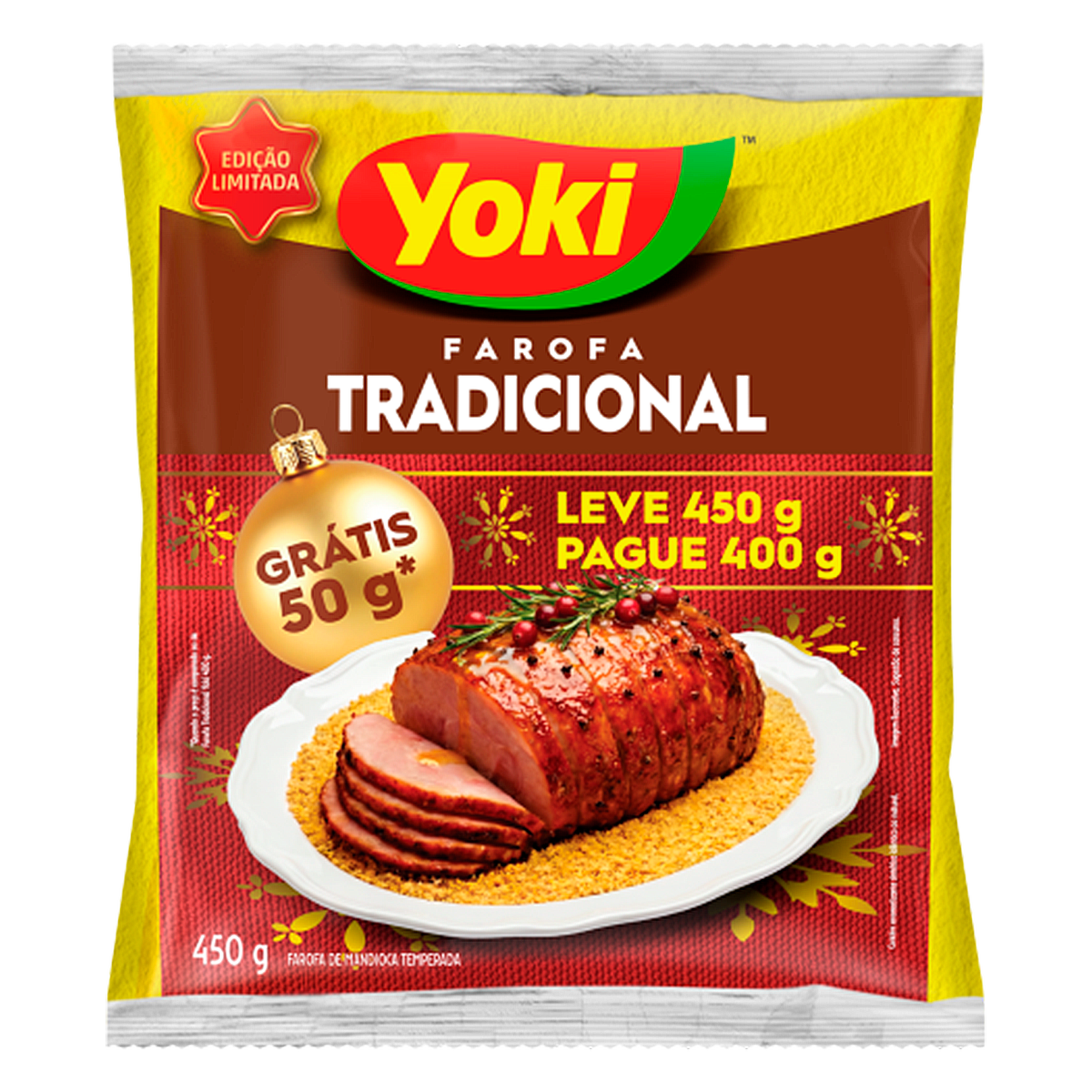 Farofa Tradicional Yoki 450g