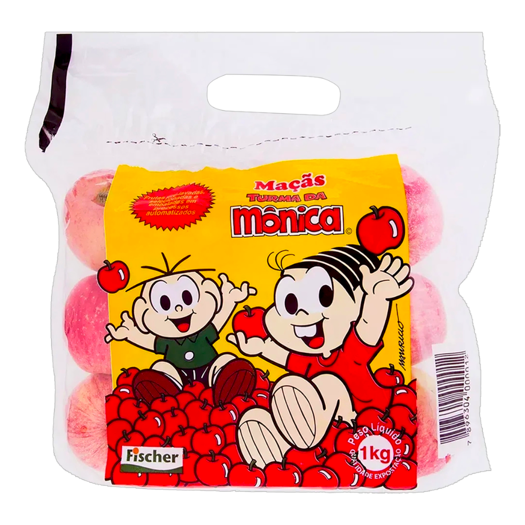 Ma&ccedil;&atilde; Turma da M&ocirc;nica Pacote 1kg