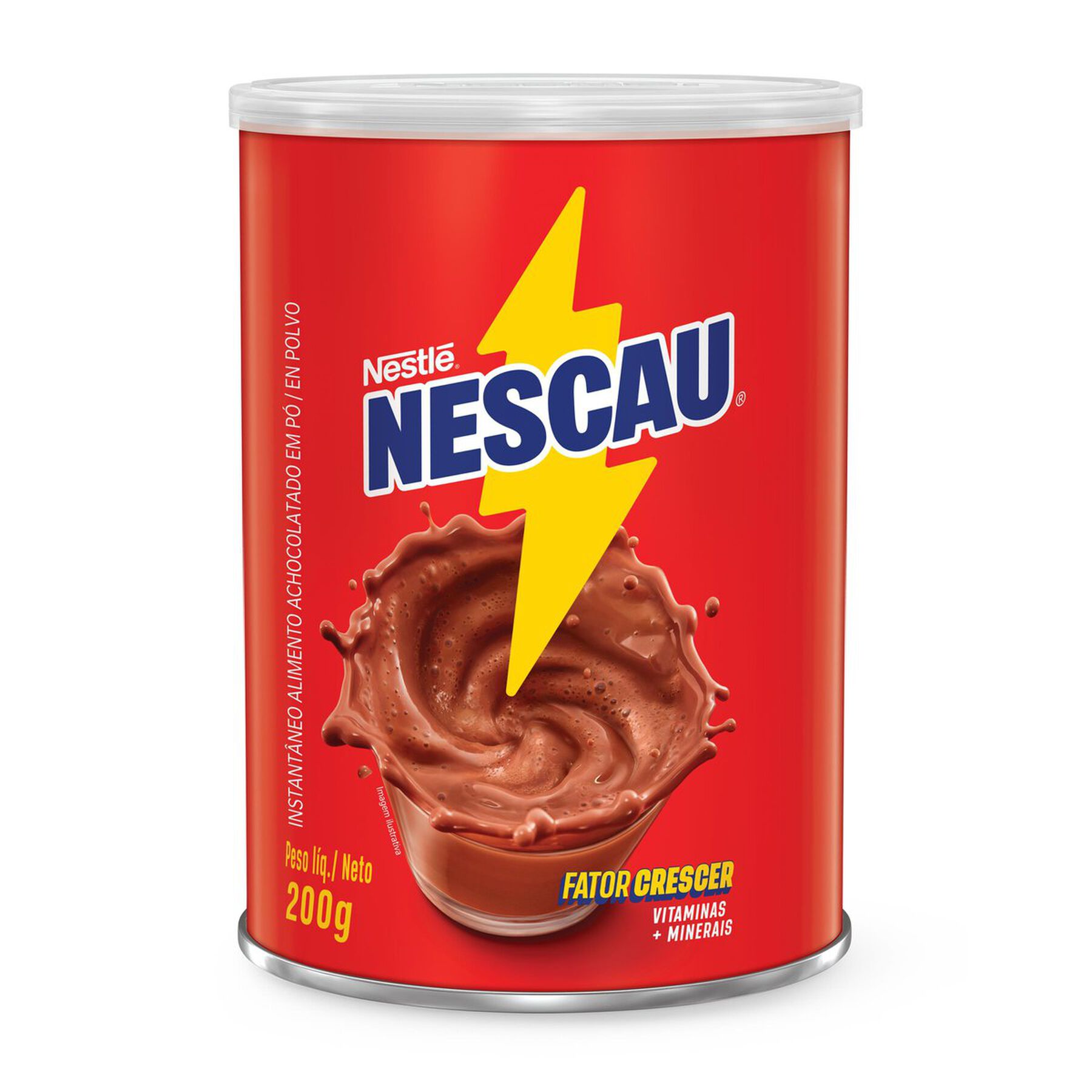 Achocolatado em Pó Nescau Nestlé Lata 200g