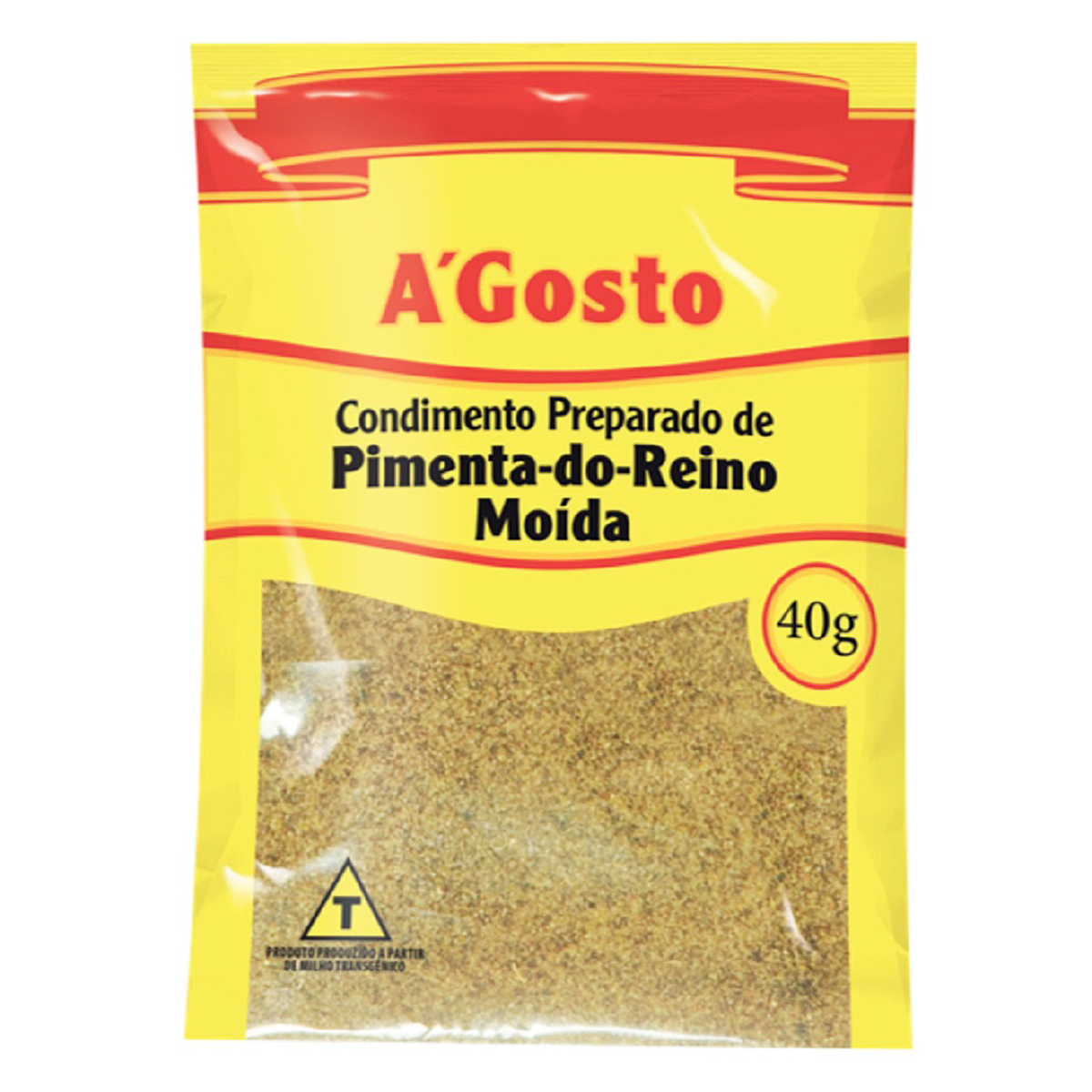 Pimenta do Reino Mo&iacute;da A'Gosto Pacote 40g