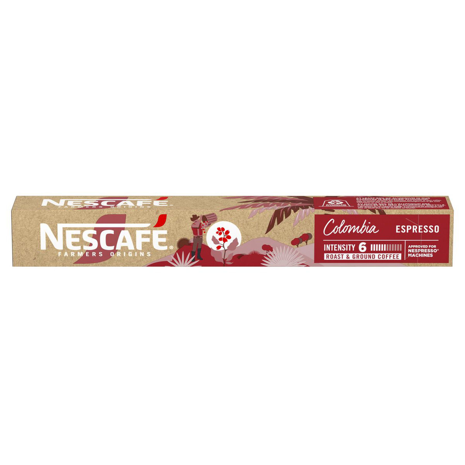 Caf&eacute; em C&aacute;psula Nescaf&eacute; Farmers Origins Colombia 10 C&aacute;psulas 44 g&nbsp;