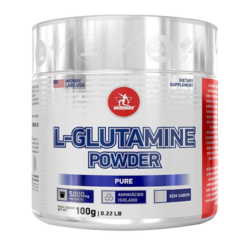 L-Glutamine Powder Pure Midway Labs 100g