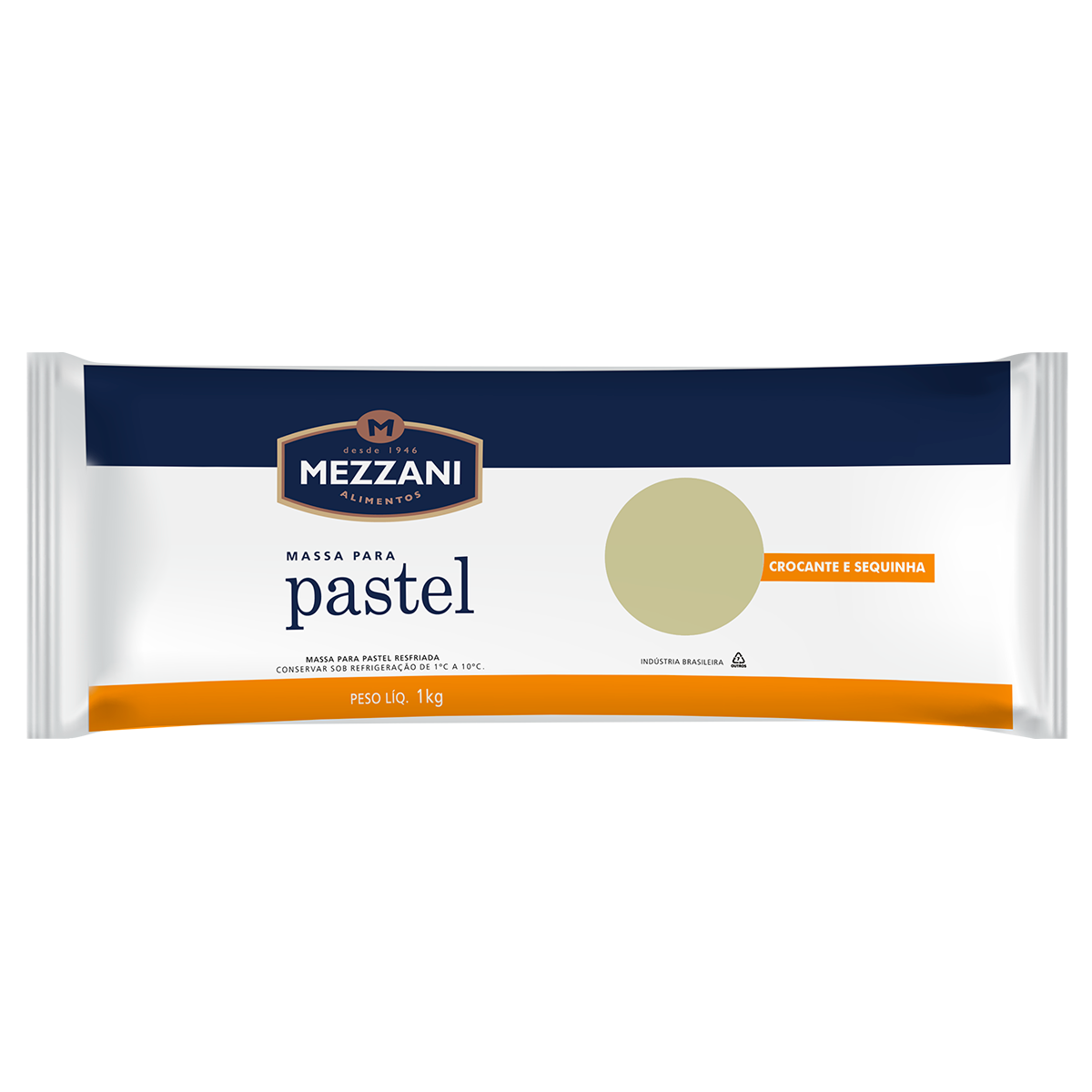 Massa para Pastel Mezzani Pacote 1kg
