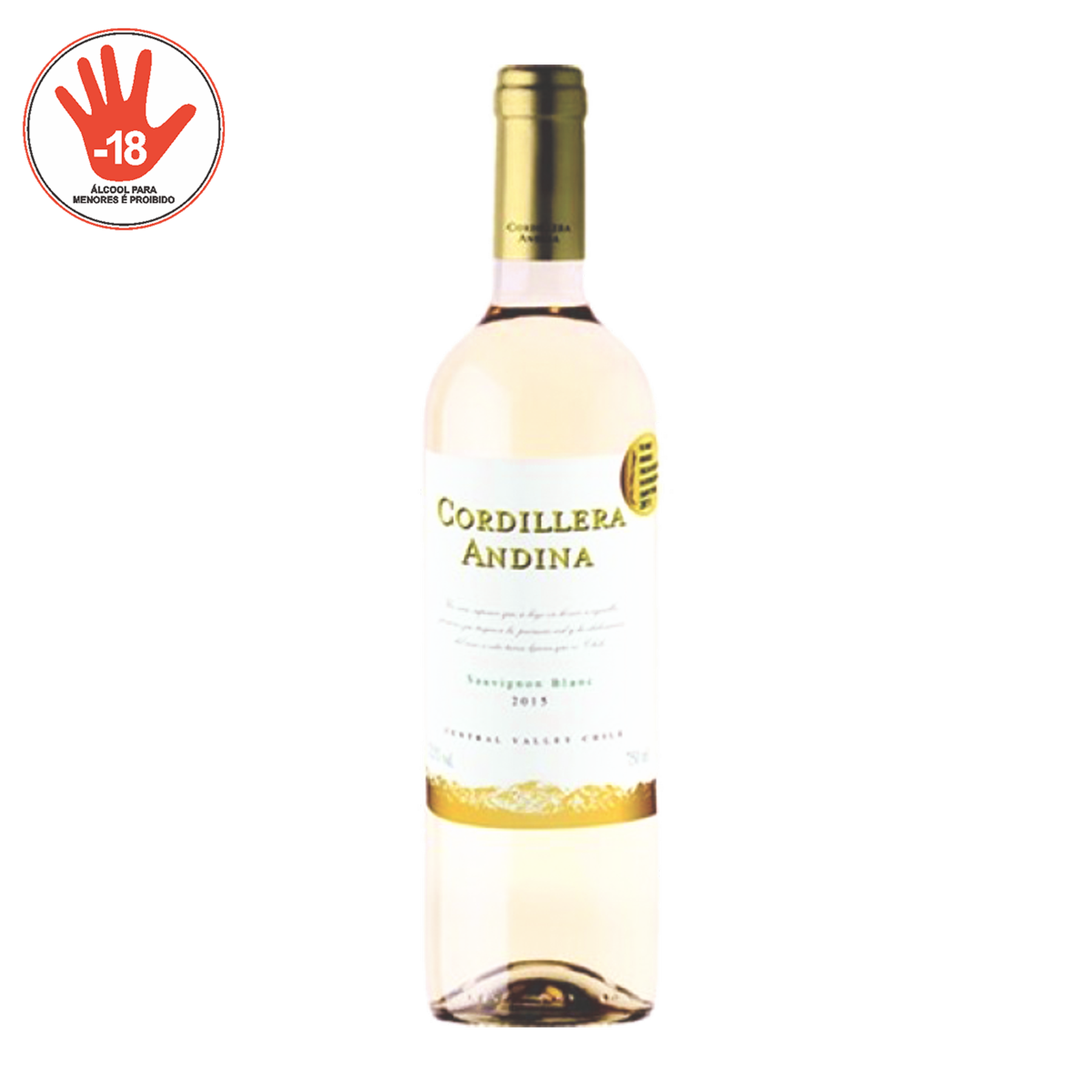Vinho Branco Sauvignon Blanc Cordillera Andina Garrafa 750ml