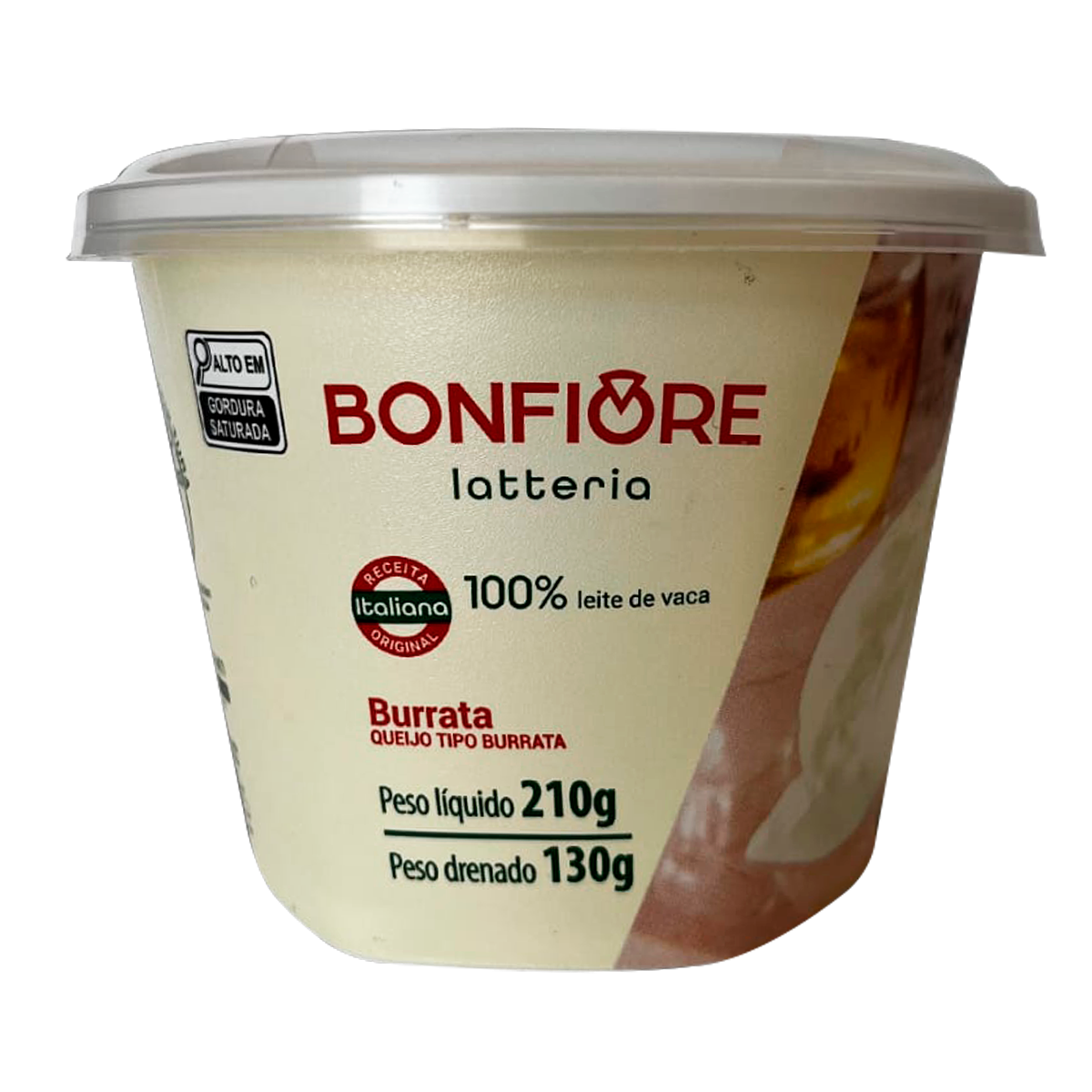 Queijo tipo Burrata Bonfiore Pote 130g