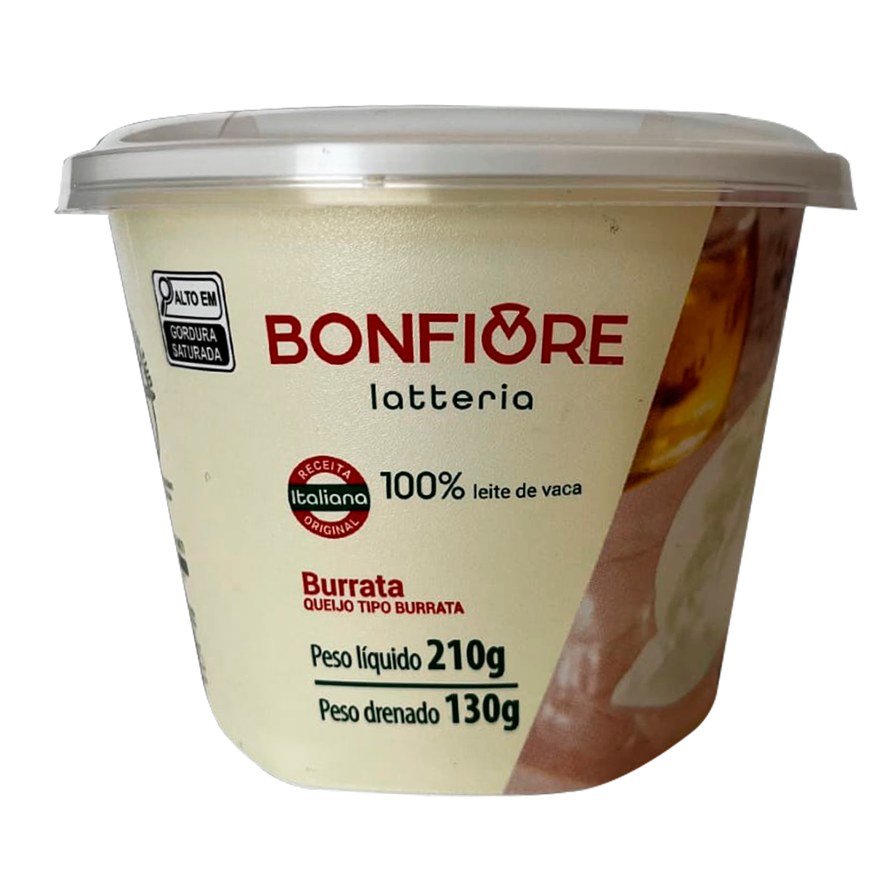Queijo tipo Burrata Bonfiore Pote 130g