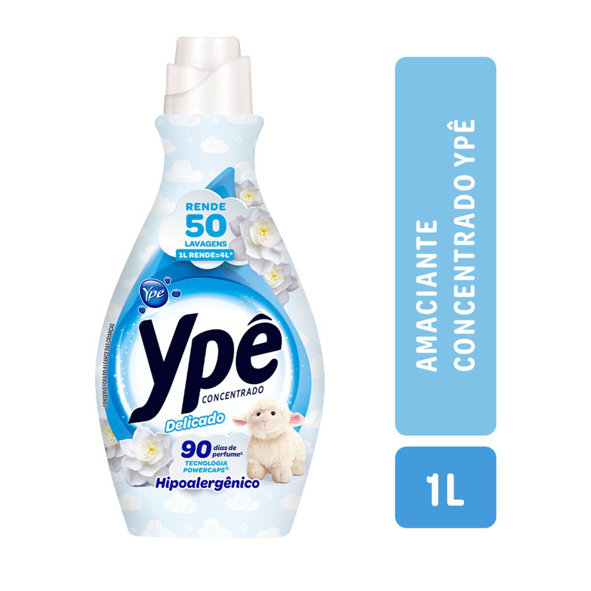 Amaciante de Roupas Concentrado Delicado Yp&ecirc; Frasco 1l