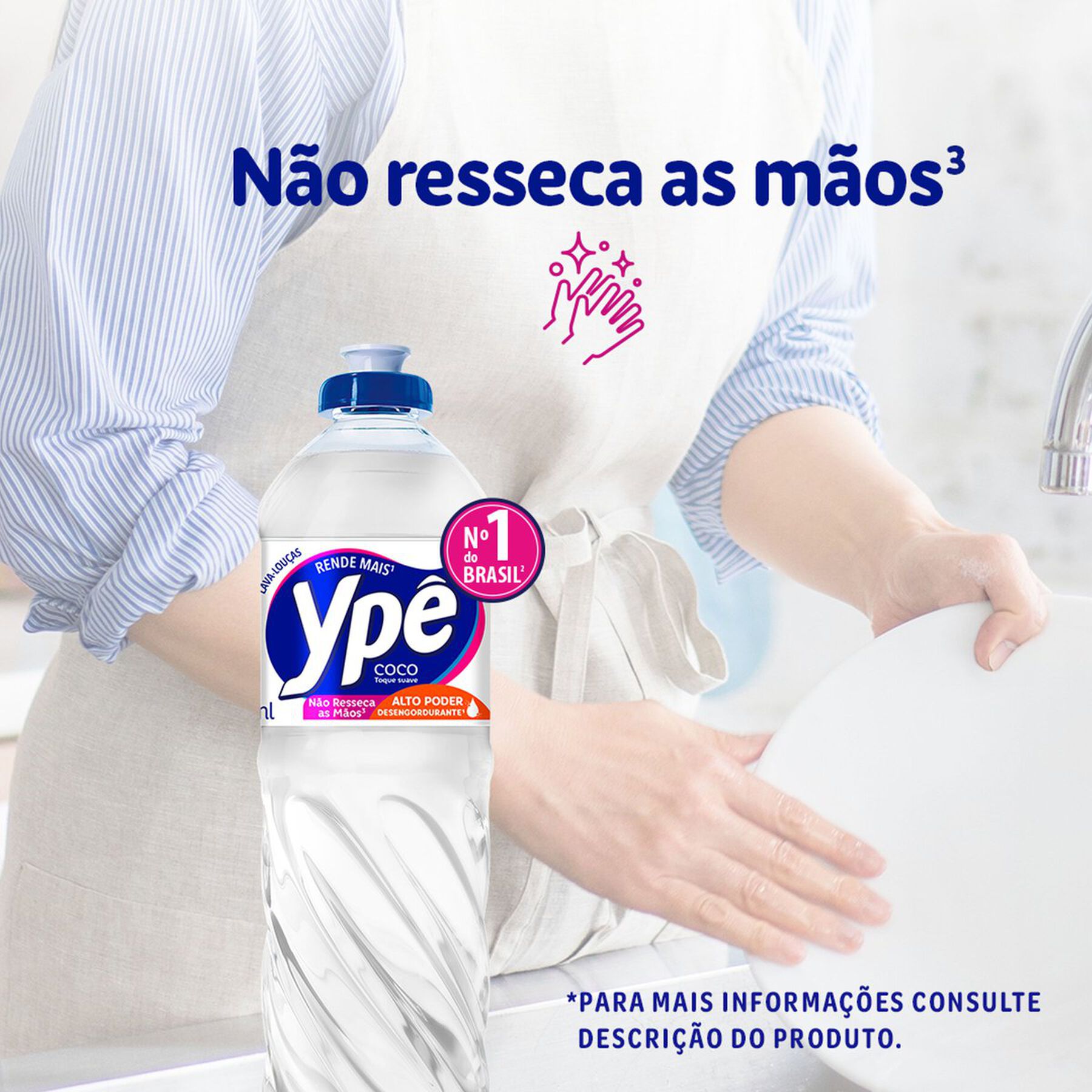 Detergente Líquido Coco Ypê 500ml