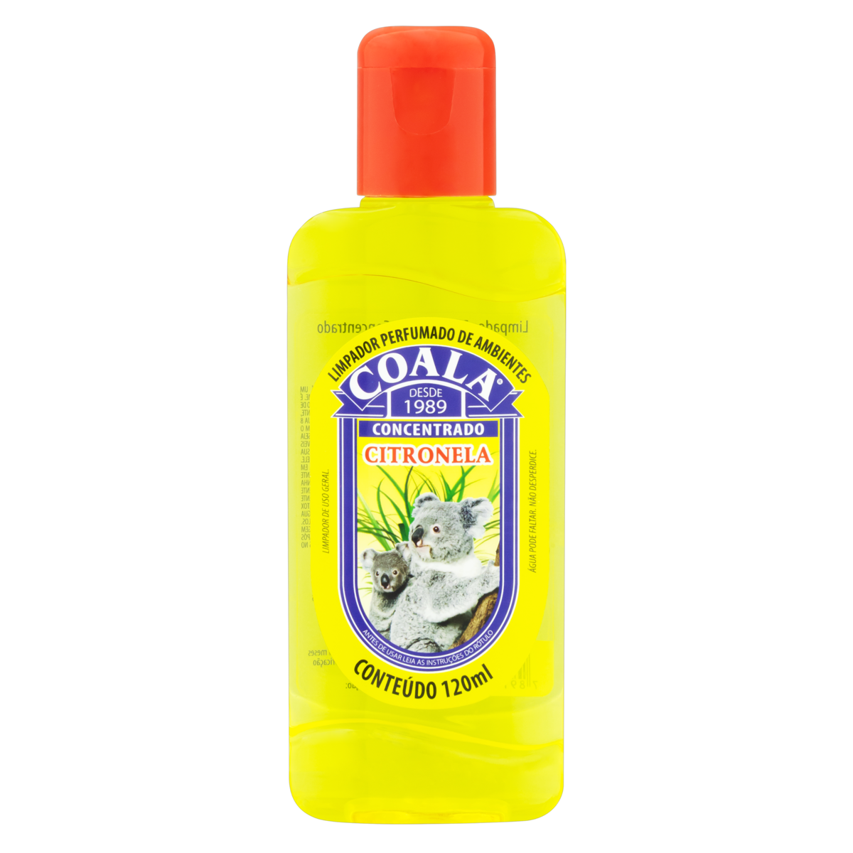 Limpador Perfumado Concentrado Citronela Coala Squeeze 120ml