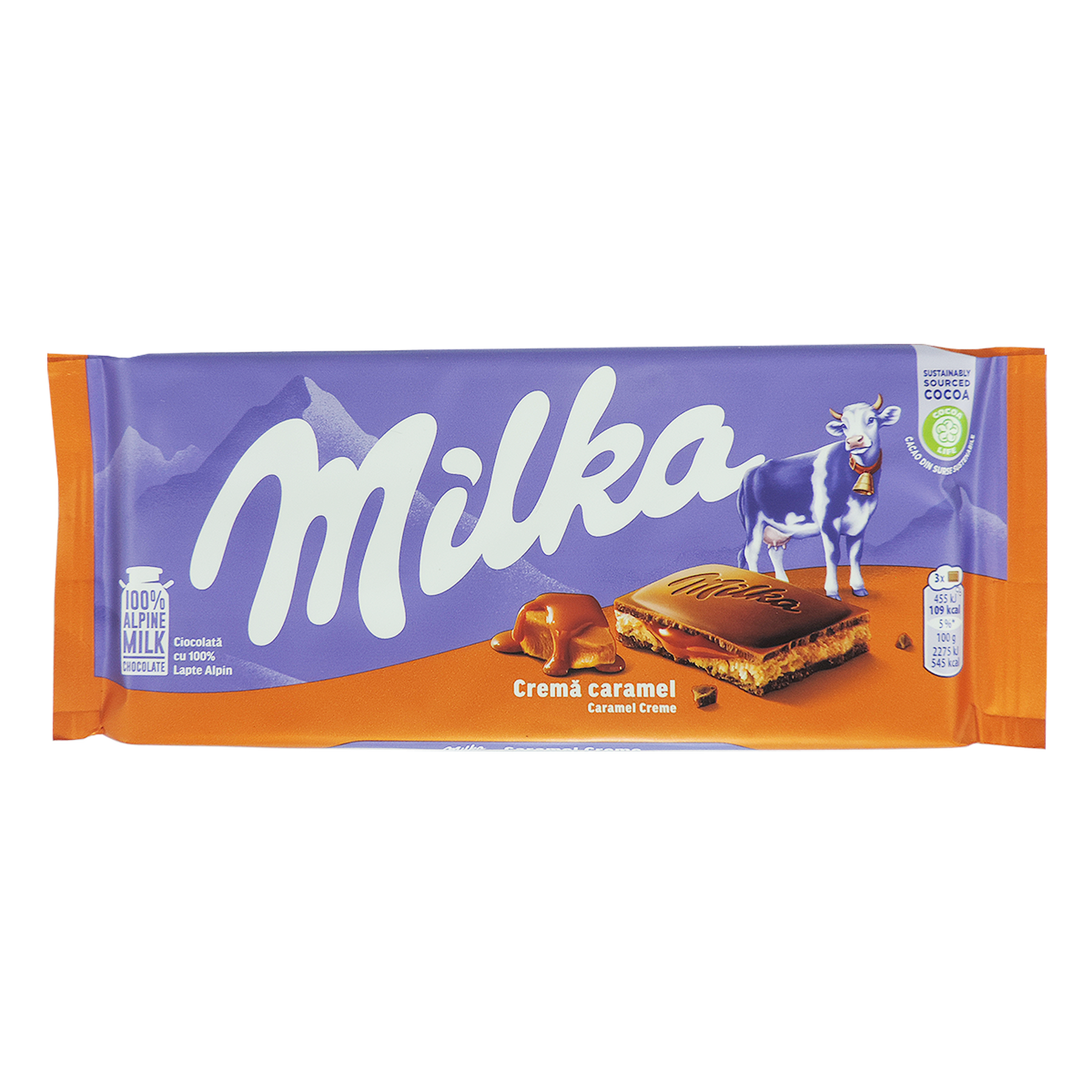 Chocolate Creme de Caramelo Milka 100g