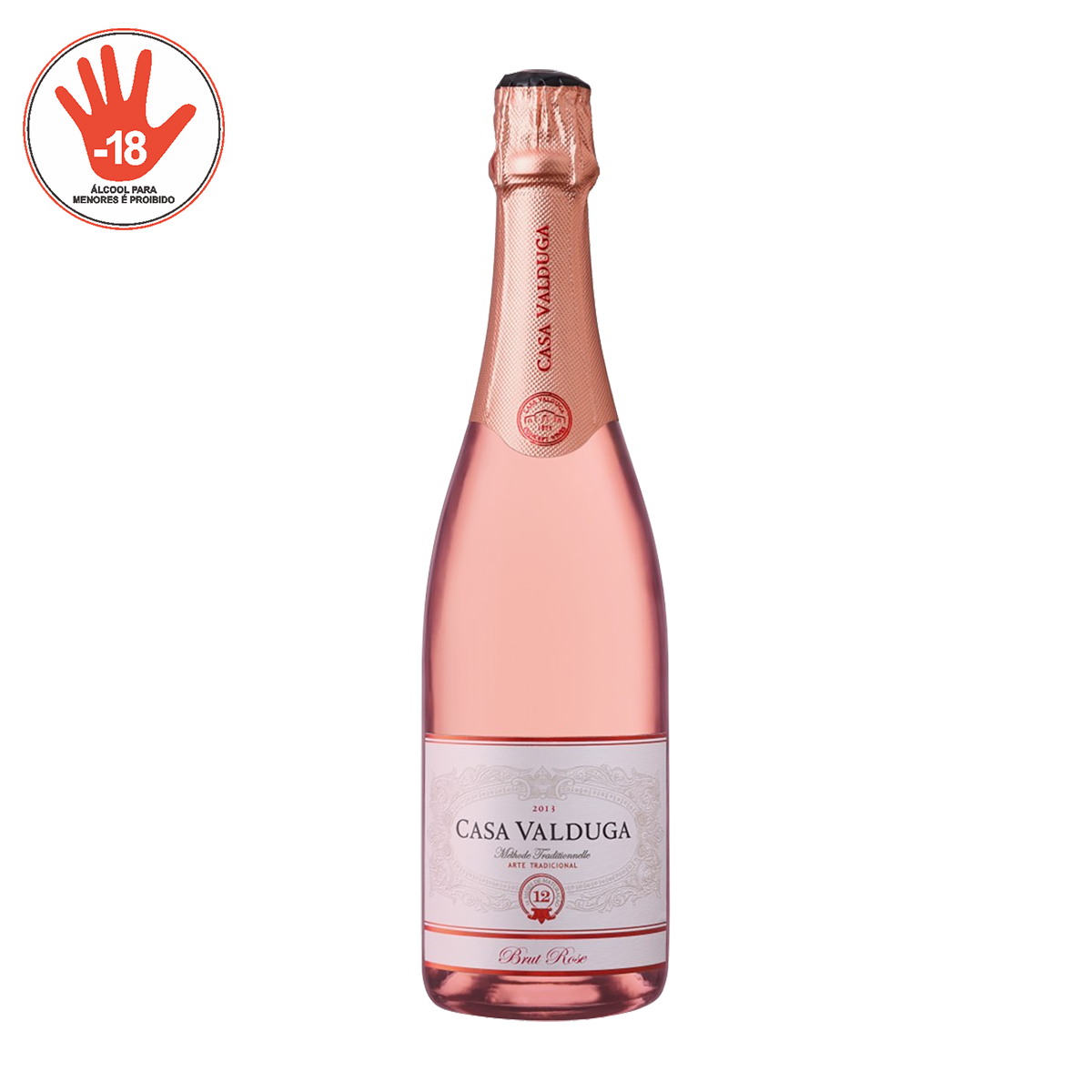 Espumante Ros&eacute; Brut Casa Valduga Garrafa 750ml