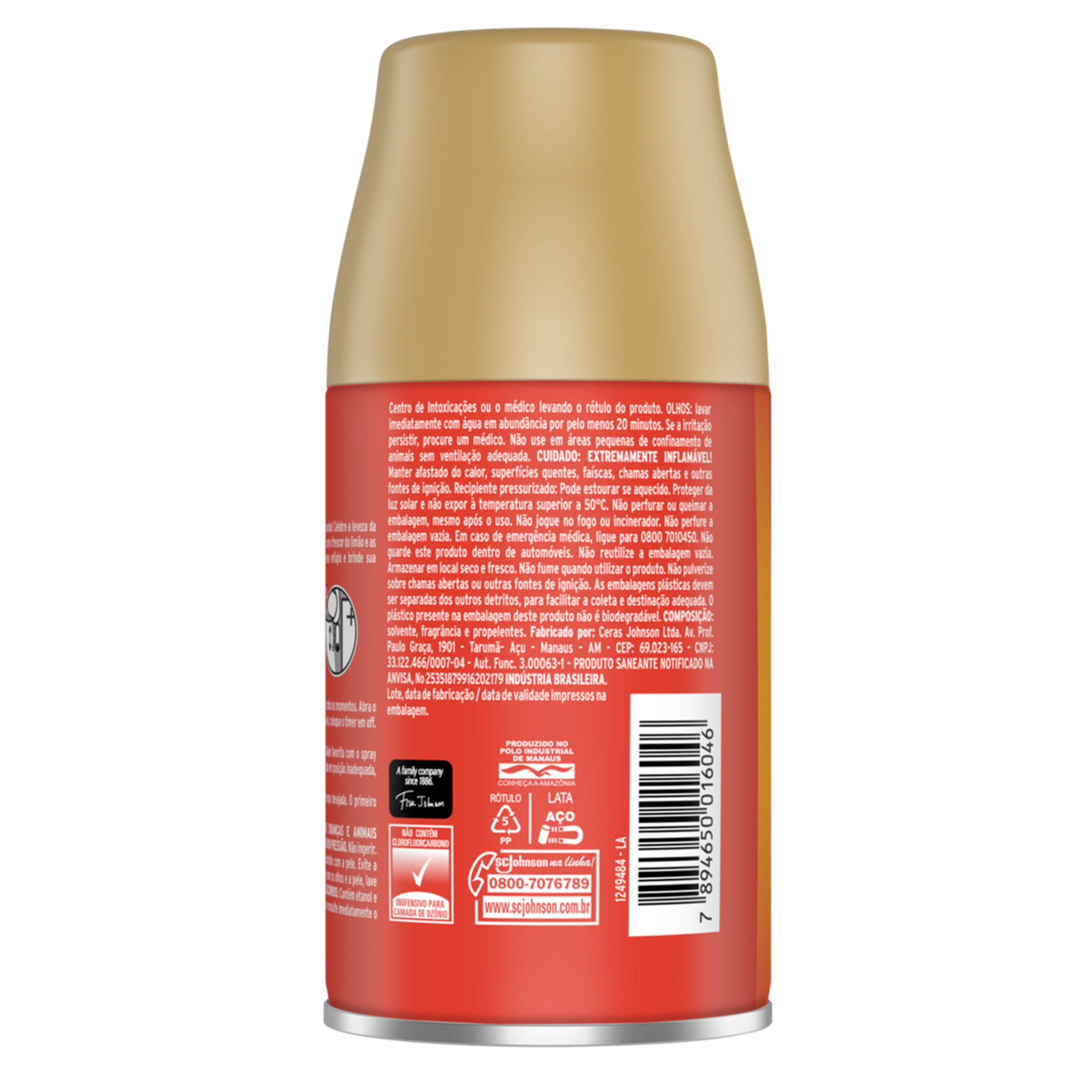 Odorizador de Ambiente Brinde a Noronha Glade Automatic Frasco 260ml Refil