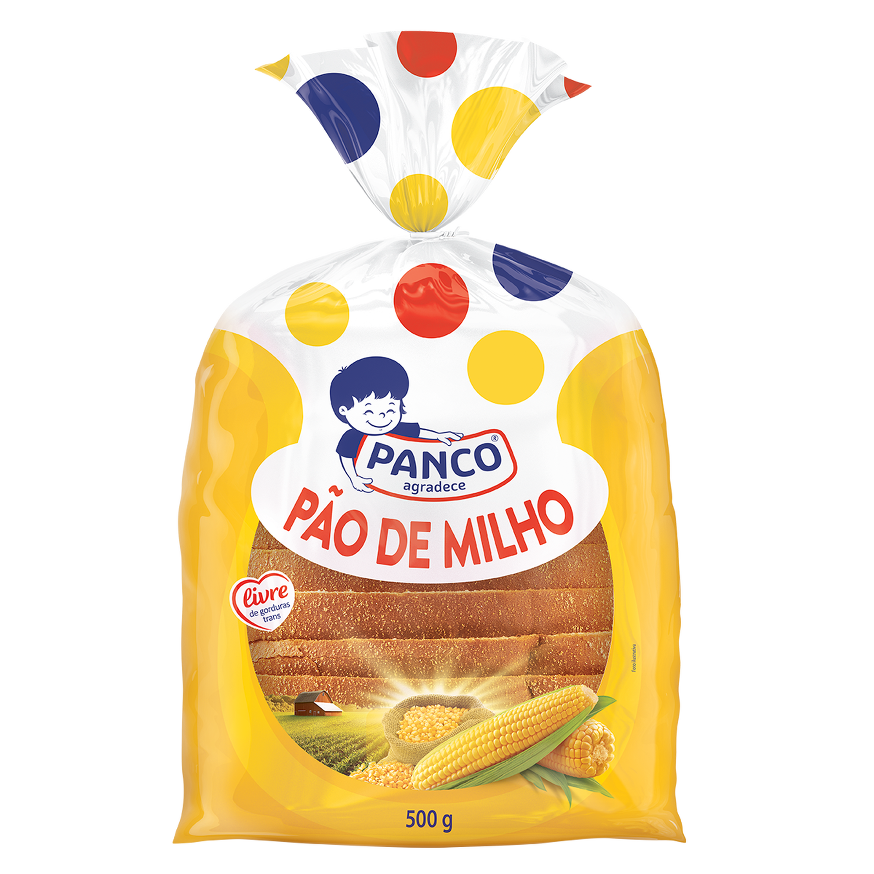 Pão de Forma de Milho Panco Pacote 500g