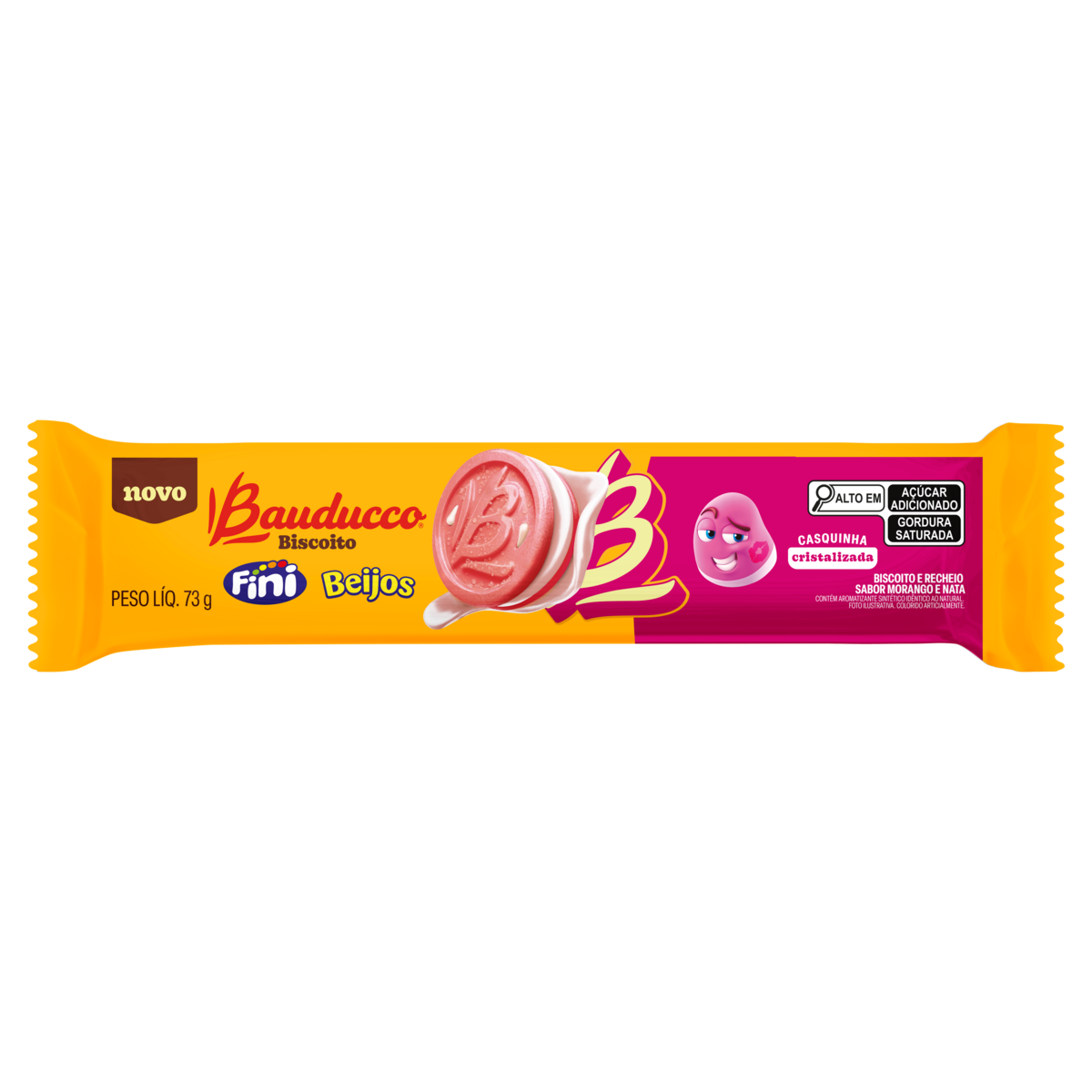 Biscoito Beijos Fini Bauducco Pacote 73g