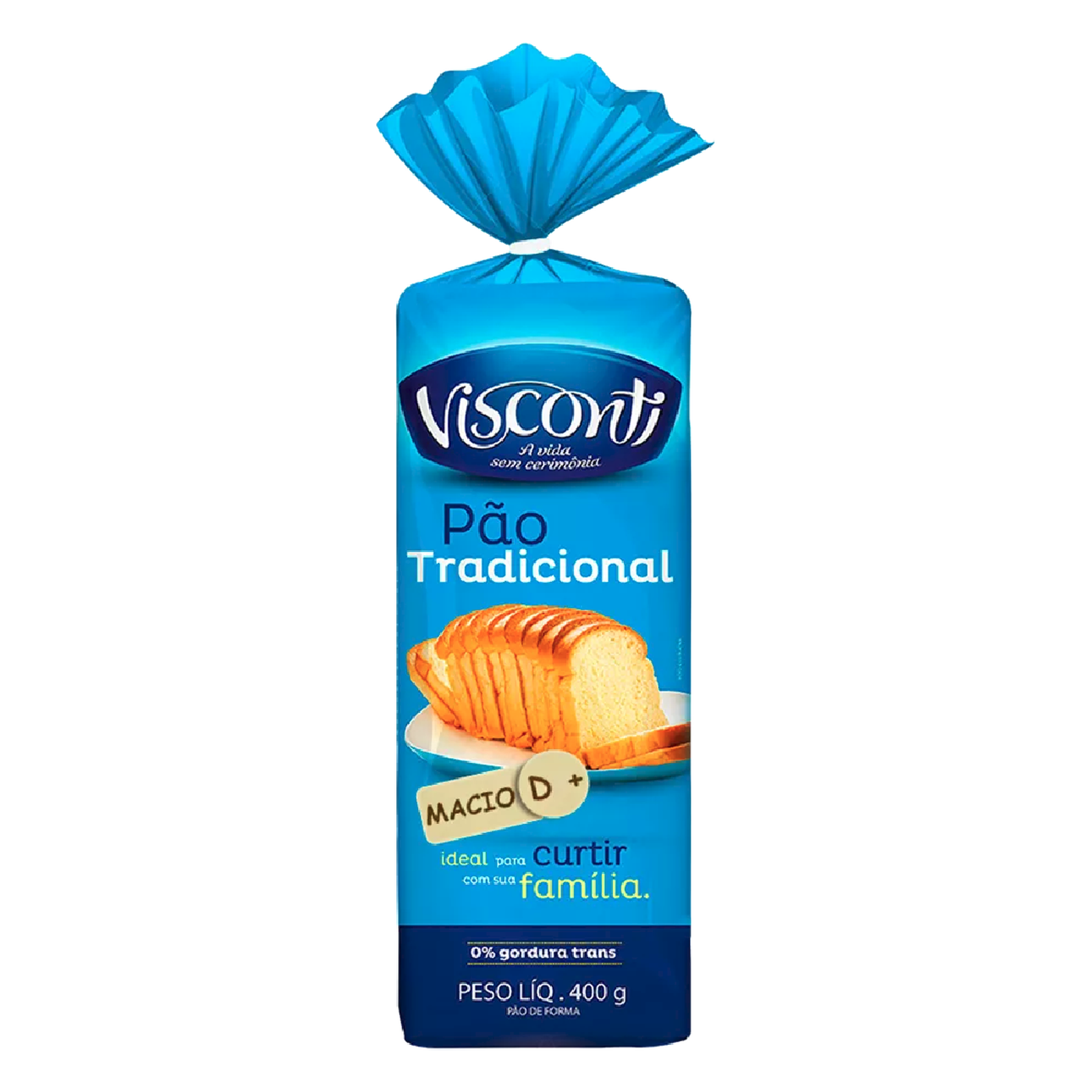 Pão de Forma Tradicional Visconti 400g