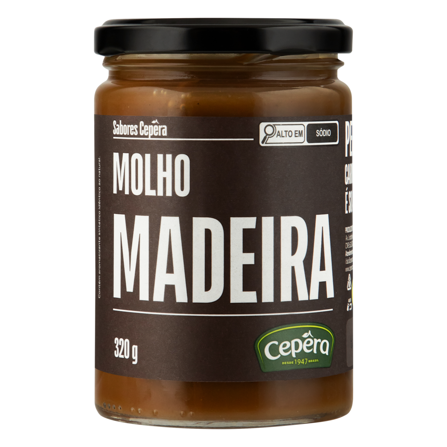 Molho Madeira Sabores Cep&ecirc;ra Vidro 320g