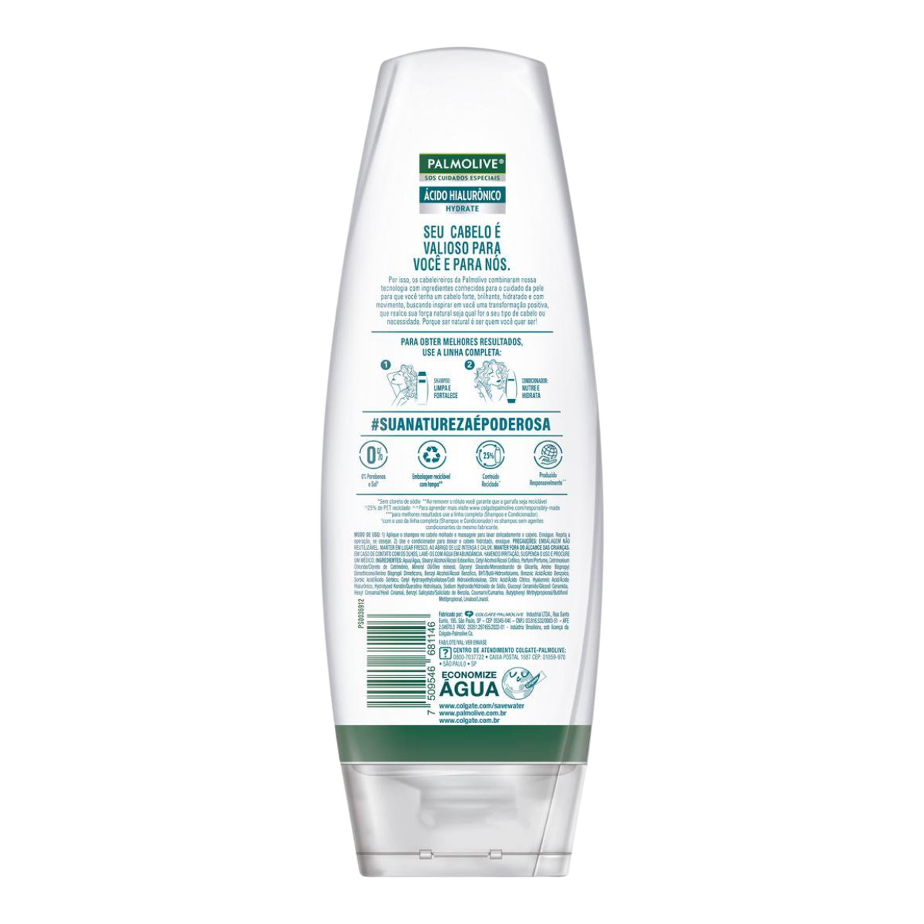 Condicionador Palmolive SOS Cuidados Especiais Hydrate Frasco 350ml