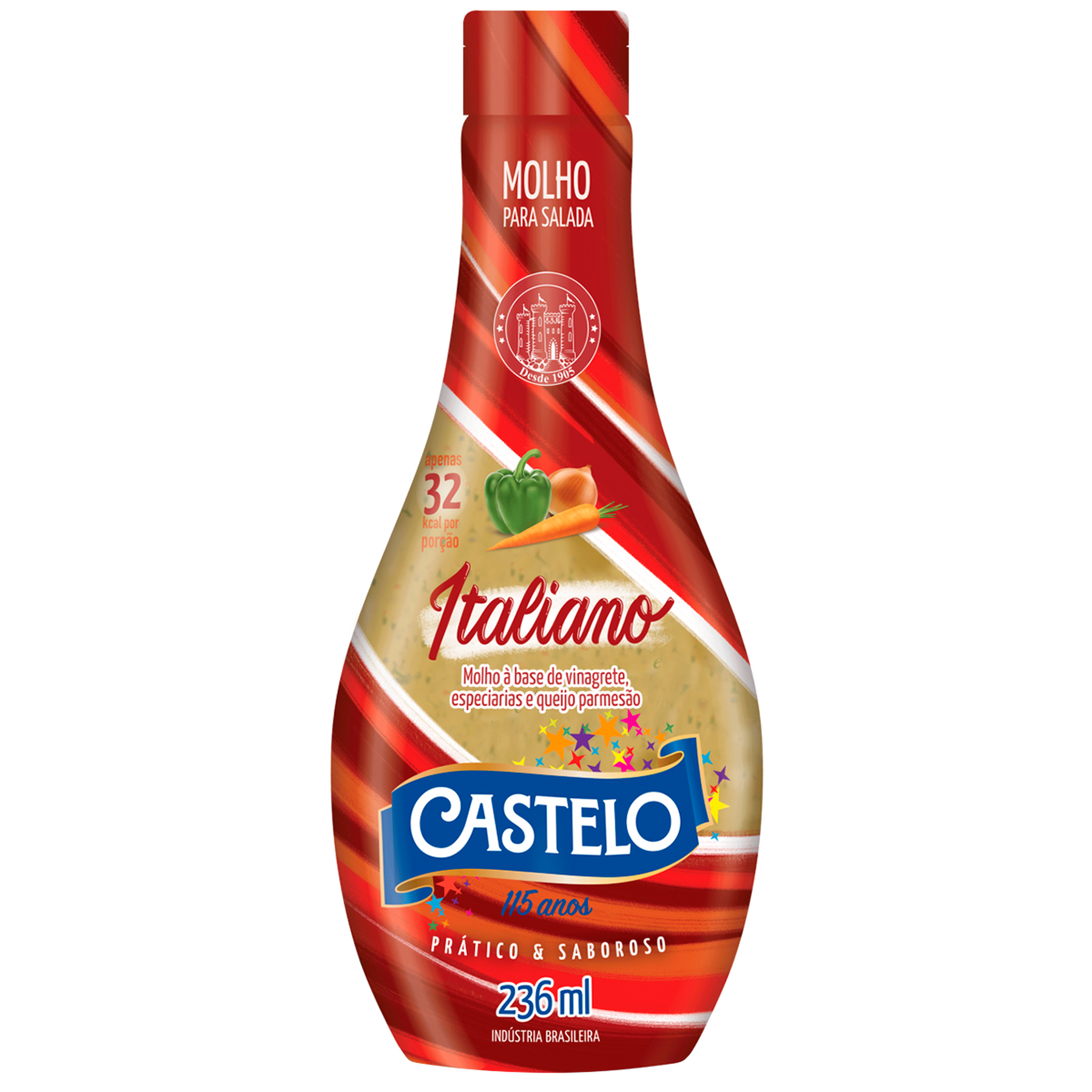 Molho Salada Castelo Italiano 236ml