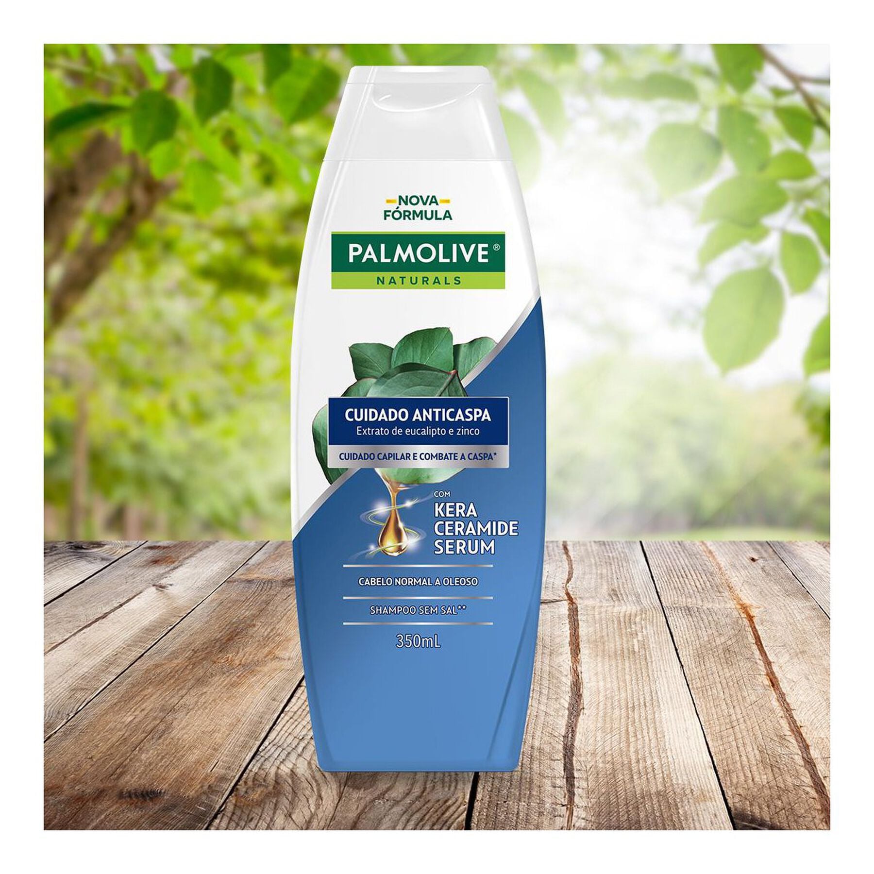 Shampoo Cuidado Anticaspa Palmolive Naturals Frasco 350ml