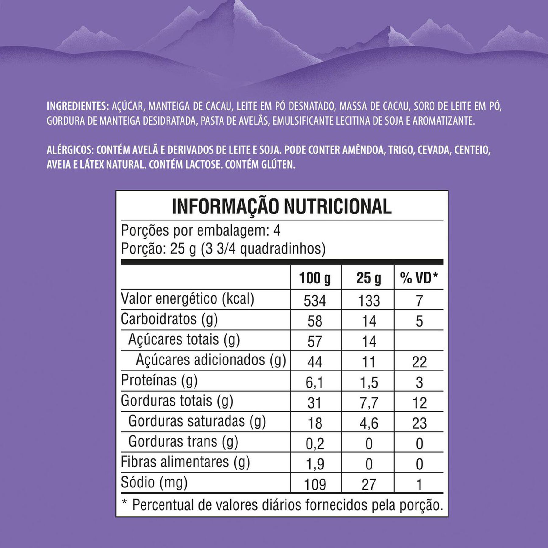 Barra de Chocolate Happy Cow Milka 100g