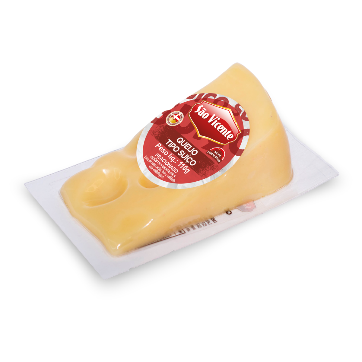 Queijo Su&iacute;&ccedil;o Fracionado S&atilde;o Vicente 110g