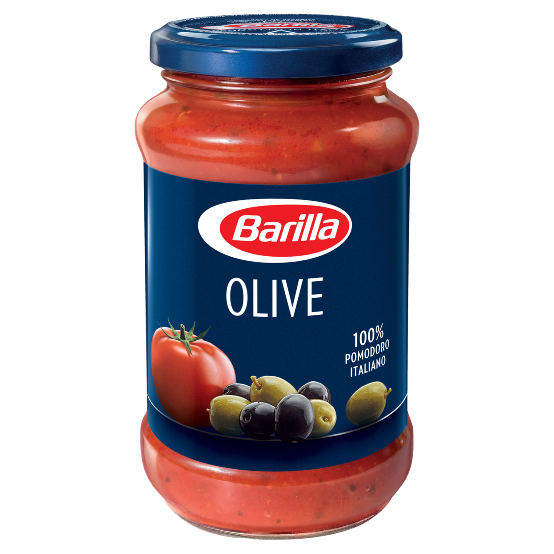 Molho de Tomate com Azeitona Olive Barilla Vidro 400g&nbsp;
