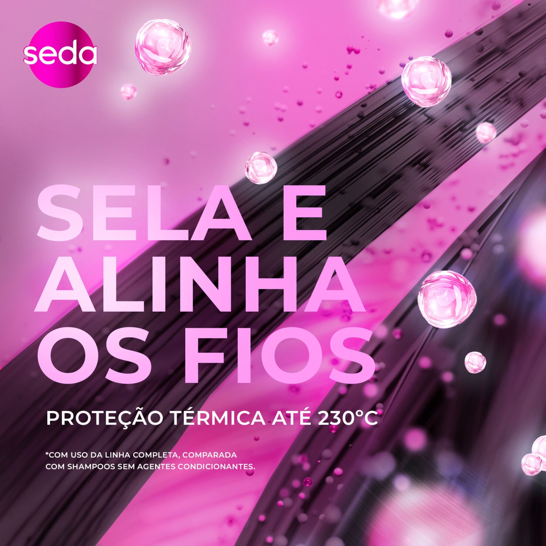 Creme para Pentear Liso Perfeito Seda Frasco 300ml