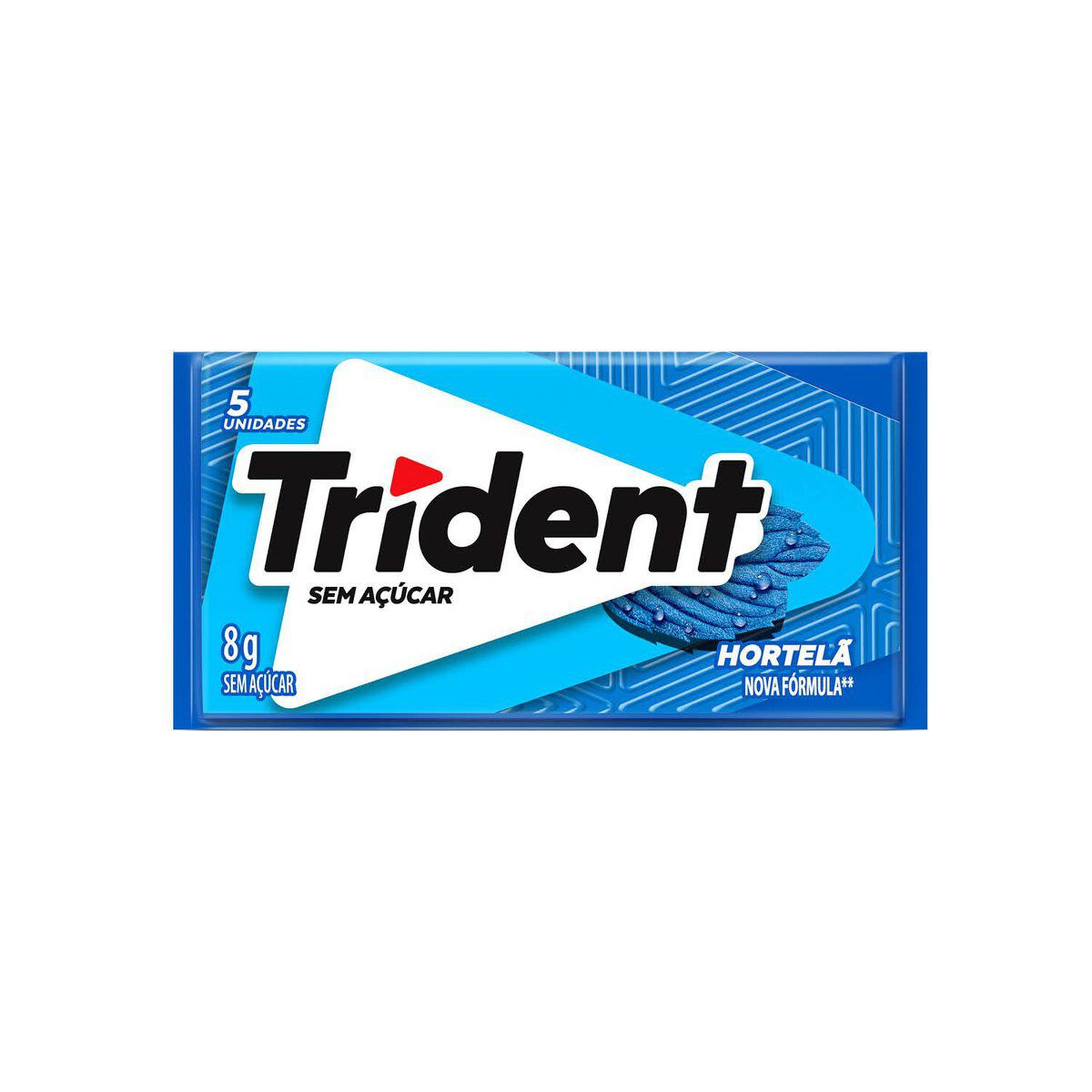 Goma de Mascar Sem A&ccedil;&uacute;car Hortel&atilde; Trident Envelope 8g