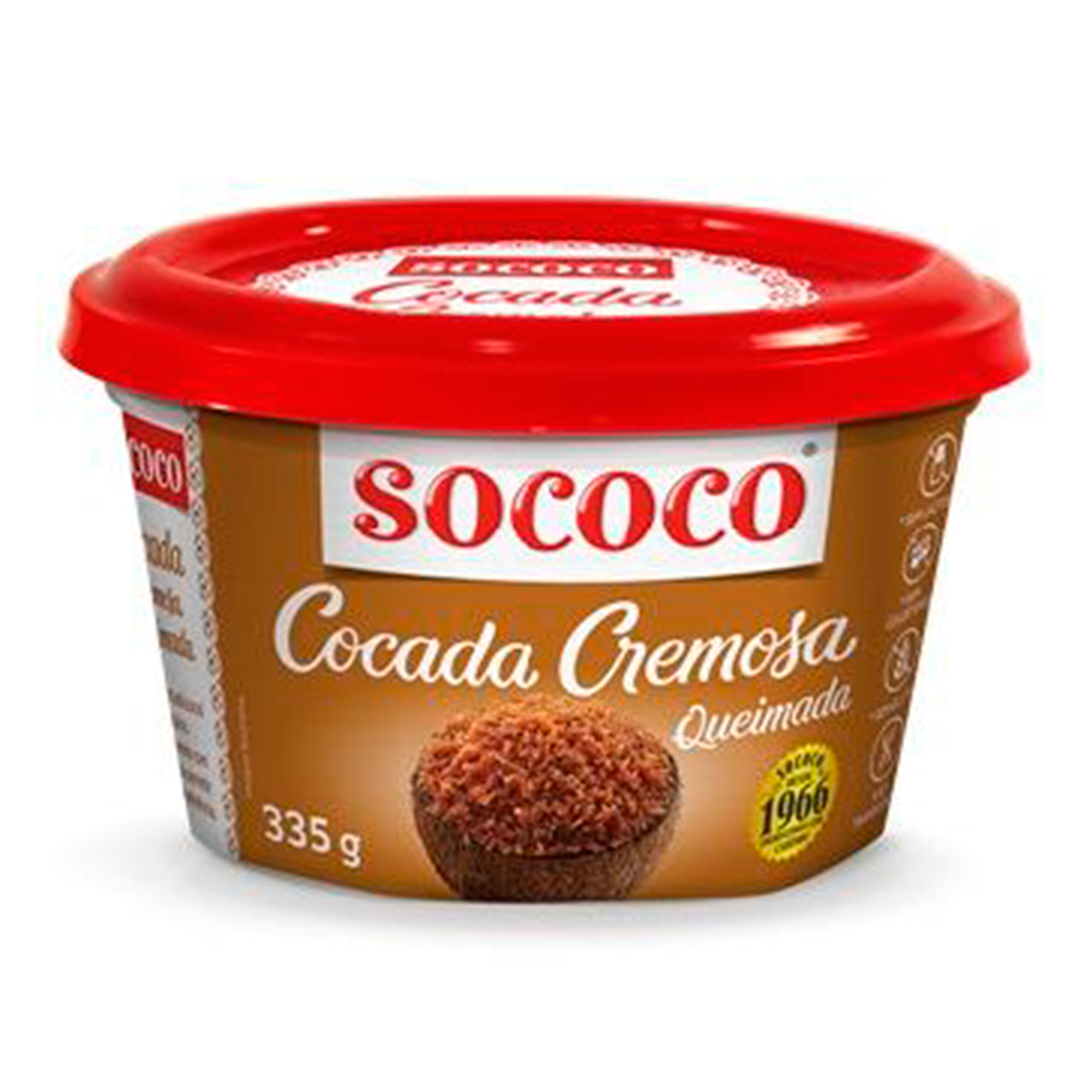 Cocada Queimada Cremosa Sococo Pote 335g