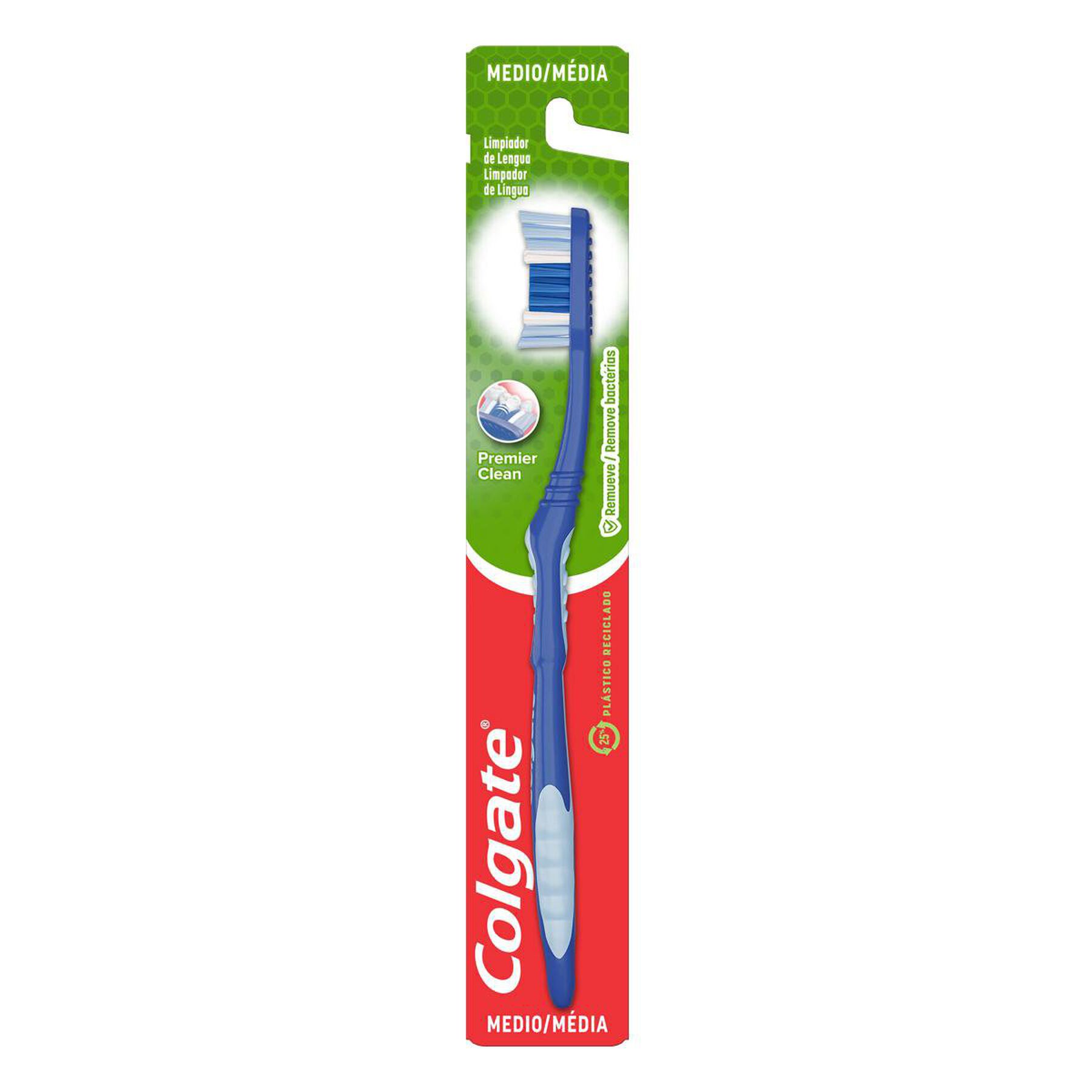 Escova Dental Média Premier Clean Colgate