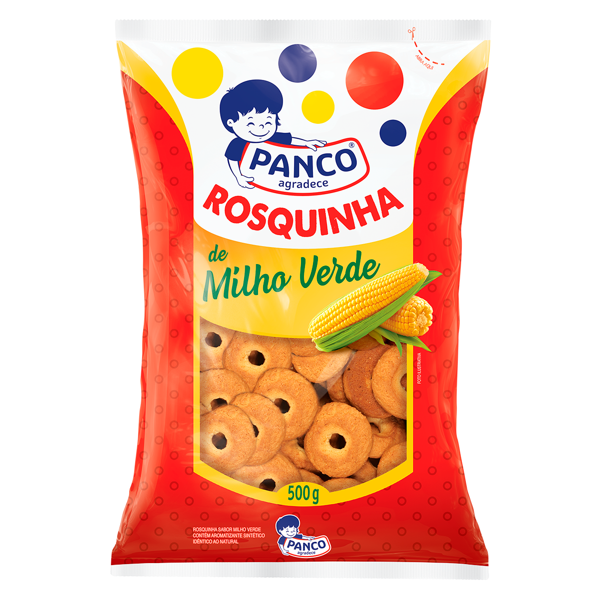 Biscoito Rosquinha Panco Milho 500g